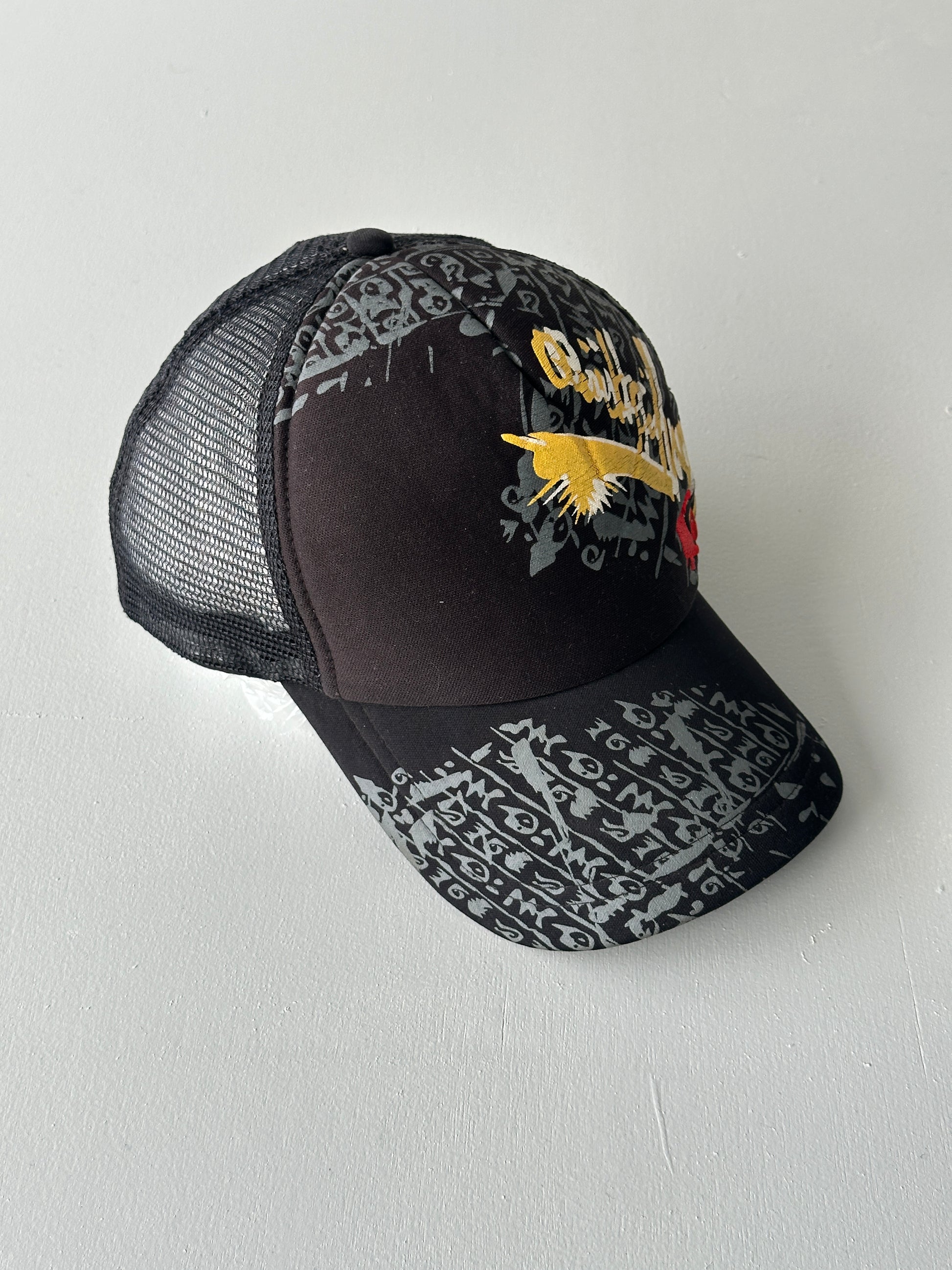 Quiksilver Foam and Mesh Y2K Vintage SnapBack Trucker Cap