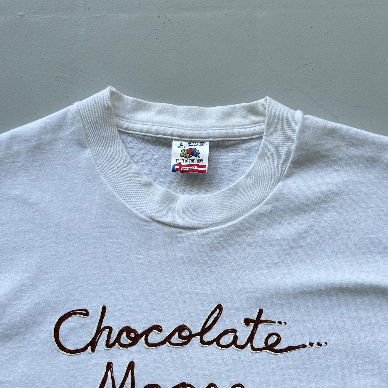 White Chocolate Mousse Vintage 90's T-shirt - Medium