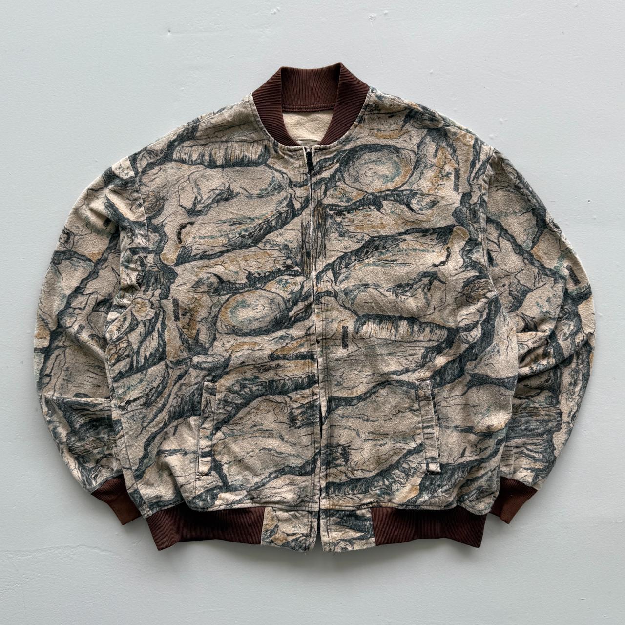 Real Tree Camo 90s Light Weight Bomber Jacket - XL