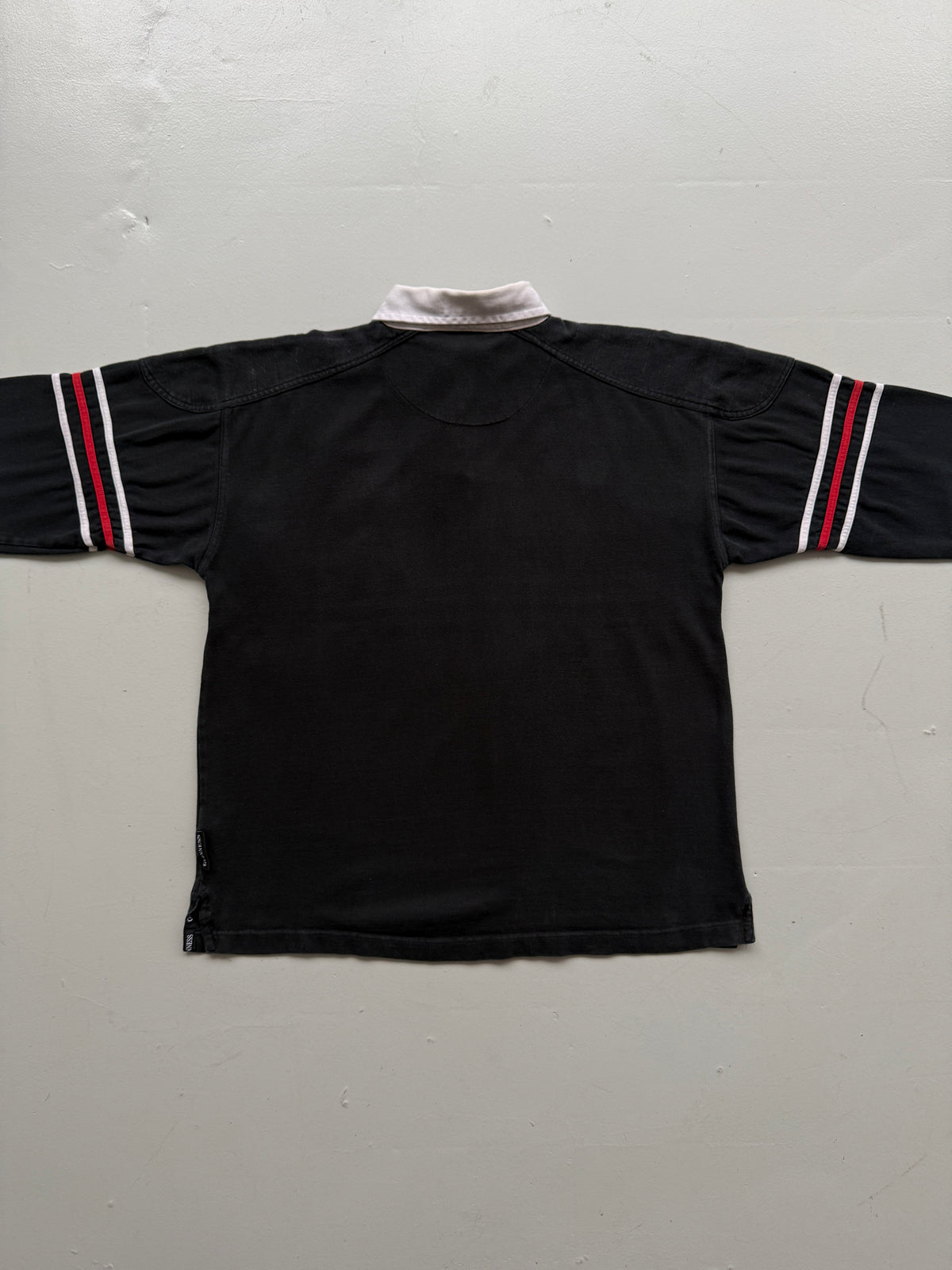 Guinness Draught Vintage Long Sleeve Rugby Polo - Large