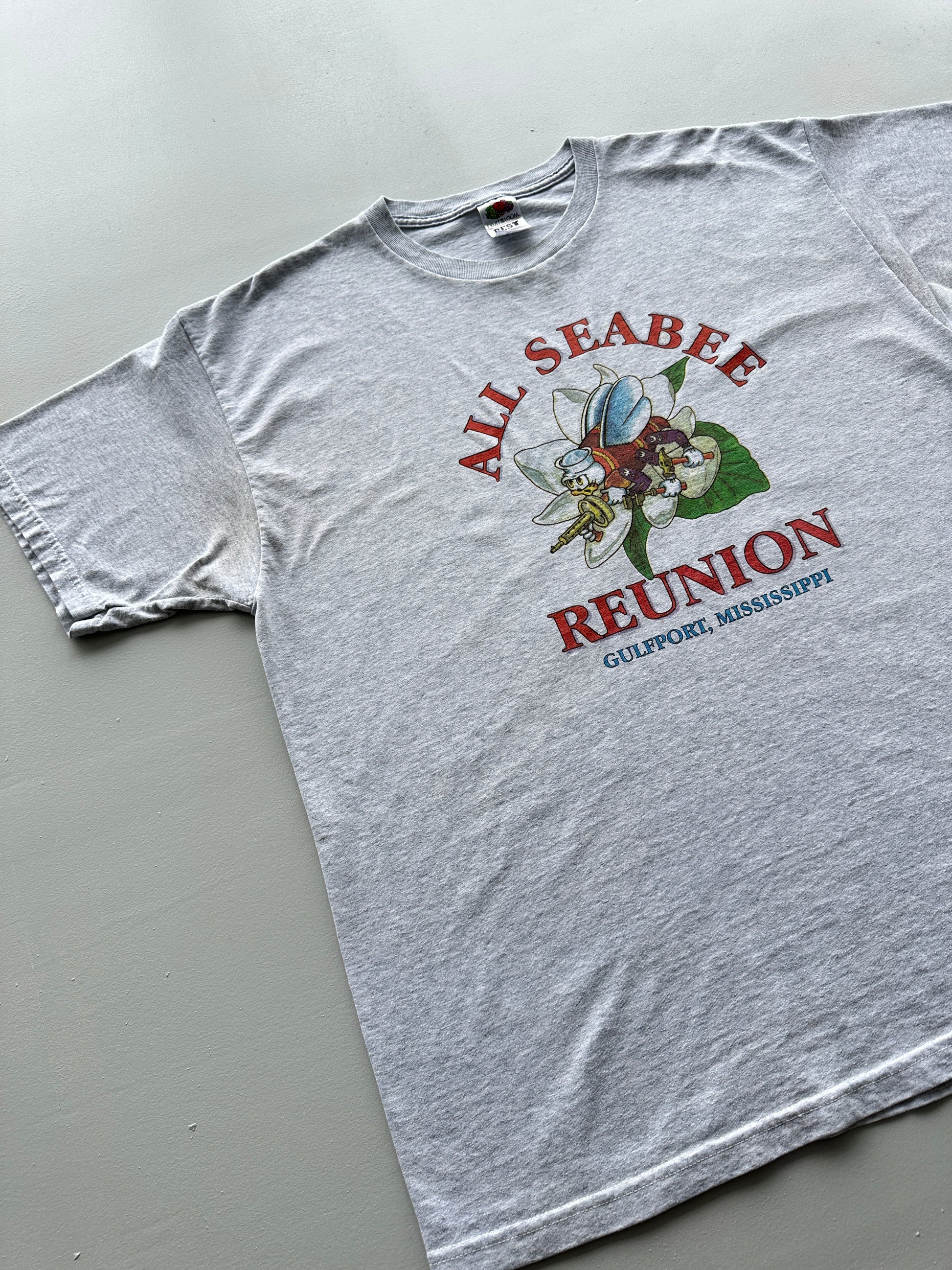 Fruit of the Loom All Seabee Reunion 90's Vintage T-Shirt - XL