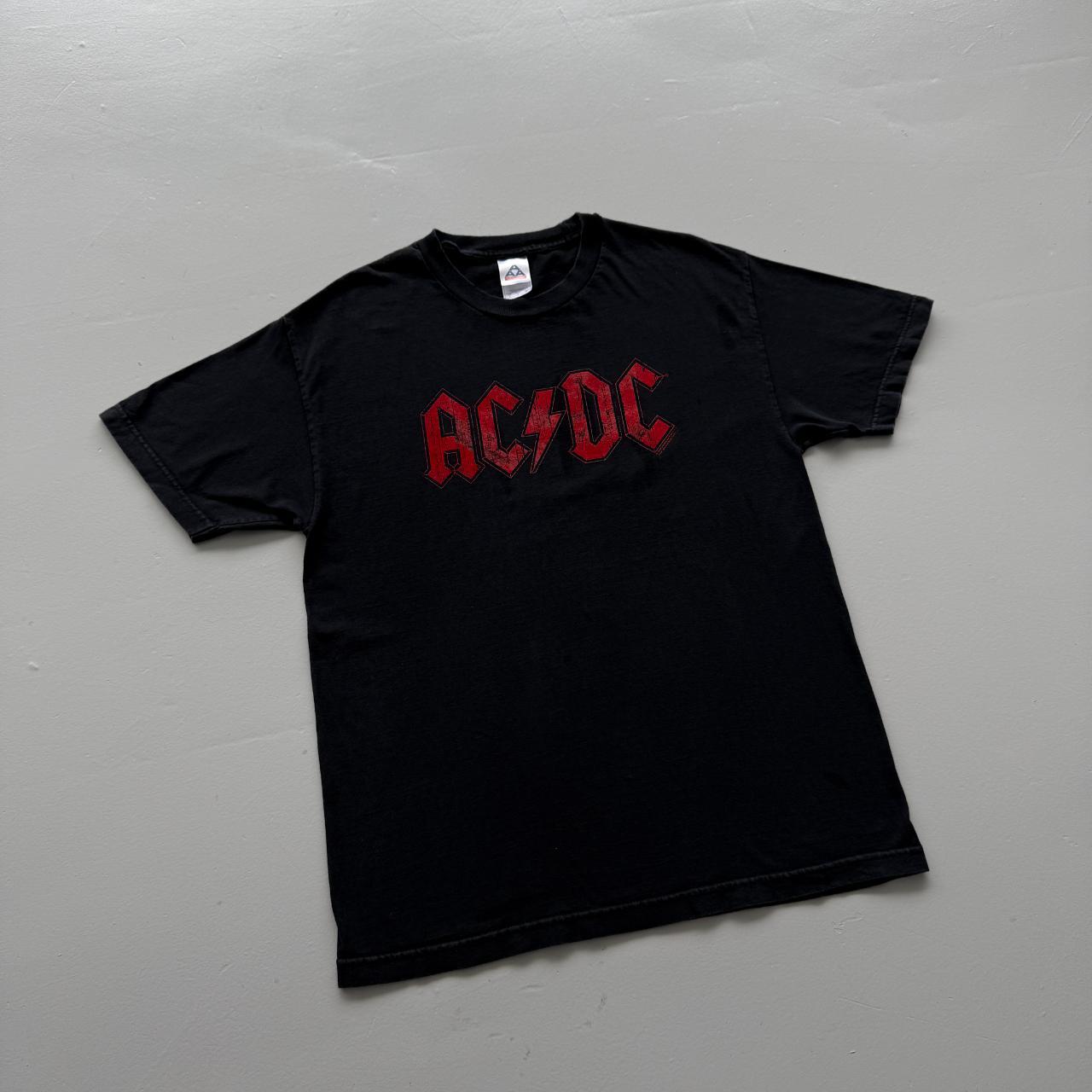Black AC/DC Vintage 00s T-shirt - Large
