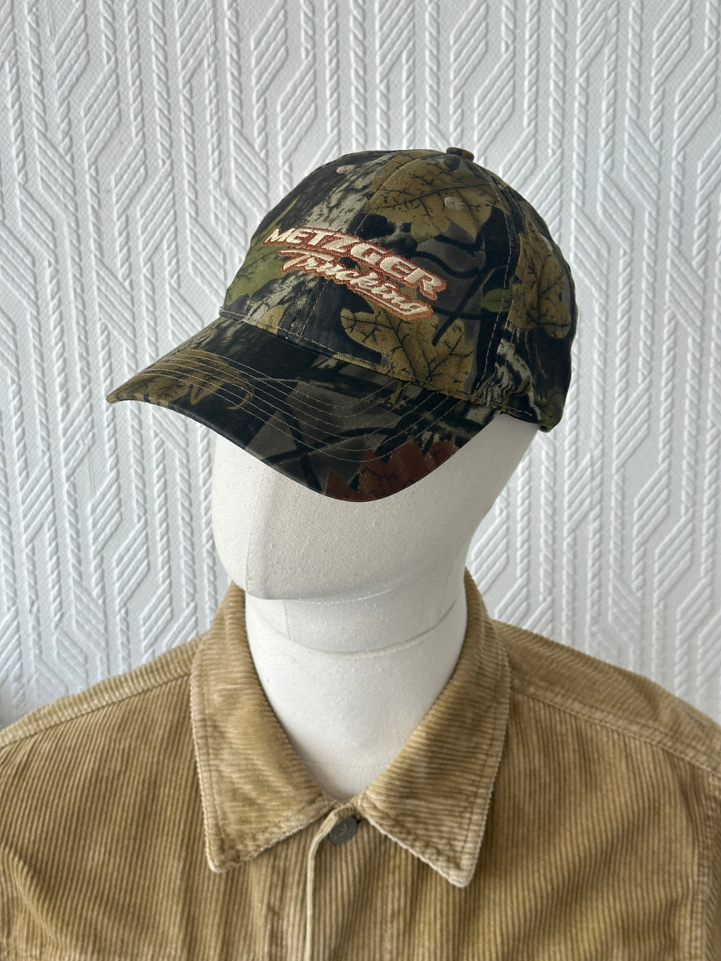 Camo Metzger Trucking 90's Vintage SnapBack Trucker Cap