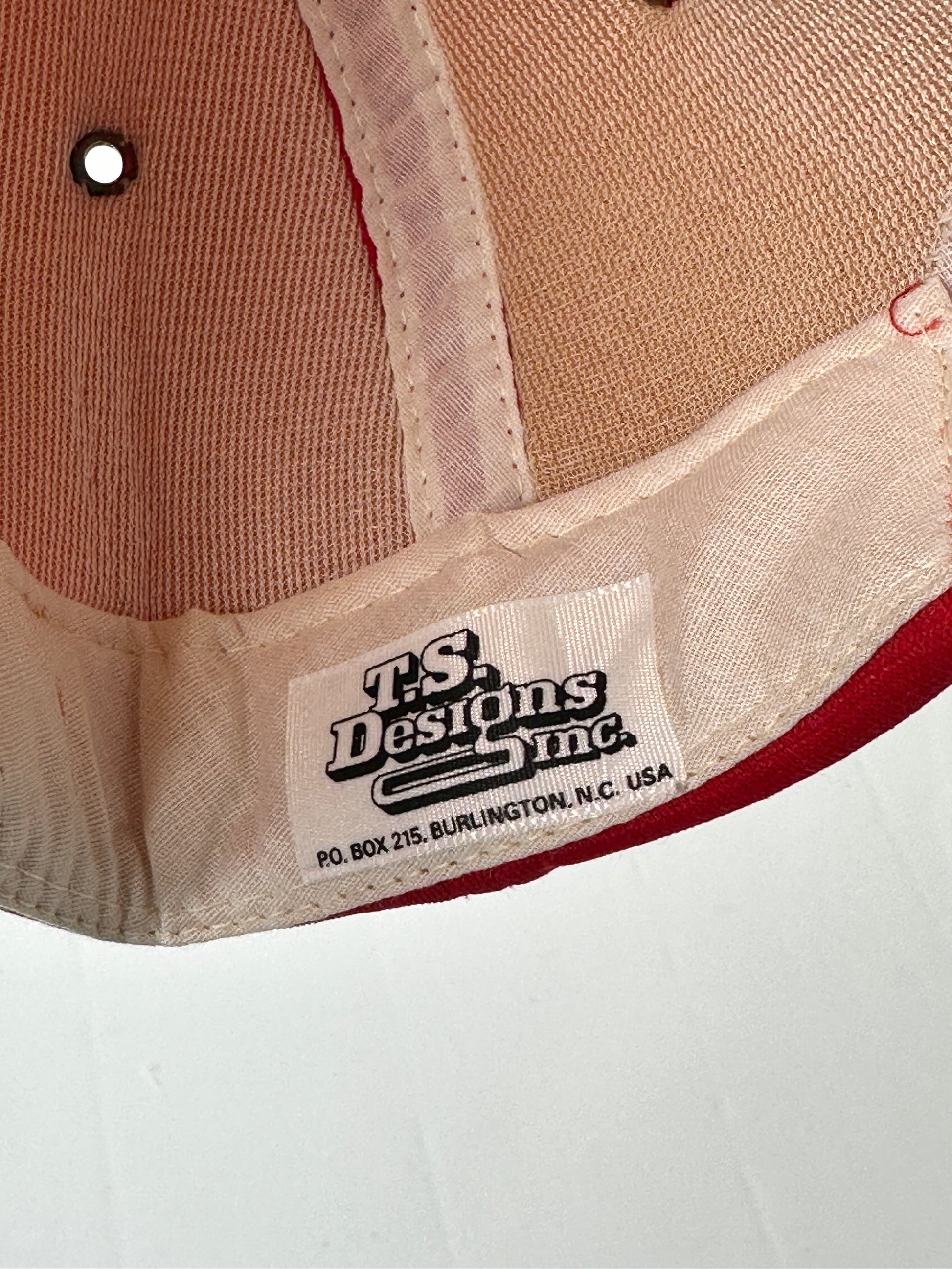 White / Red Womack Electric Supply Vintage Foam SnapBack Trucker Cap