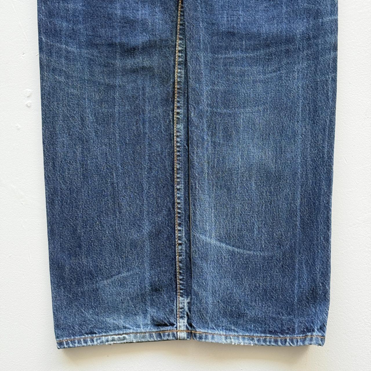 Blue Levi's Denim Straight Leg 90's Vintage Jeans - 29” x 33”