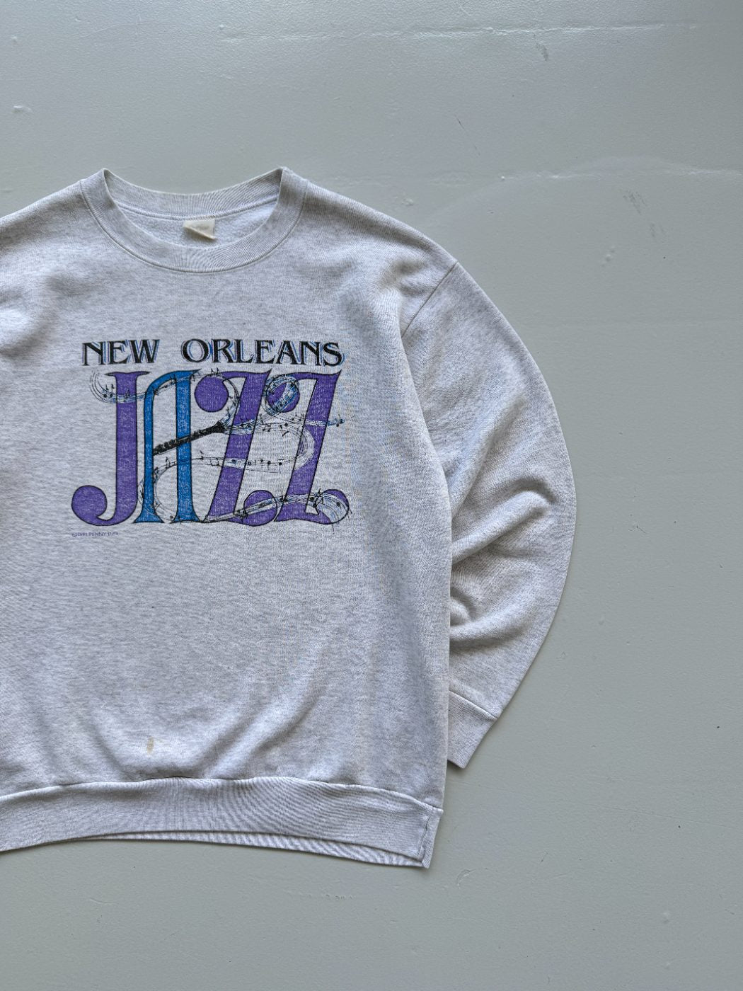 New Orleans Jazz American Vintage  90's Vintage Sweatshirt - Medium