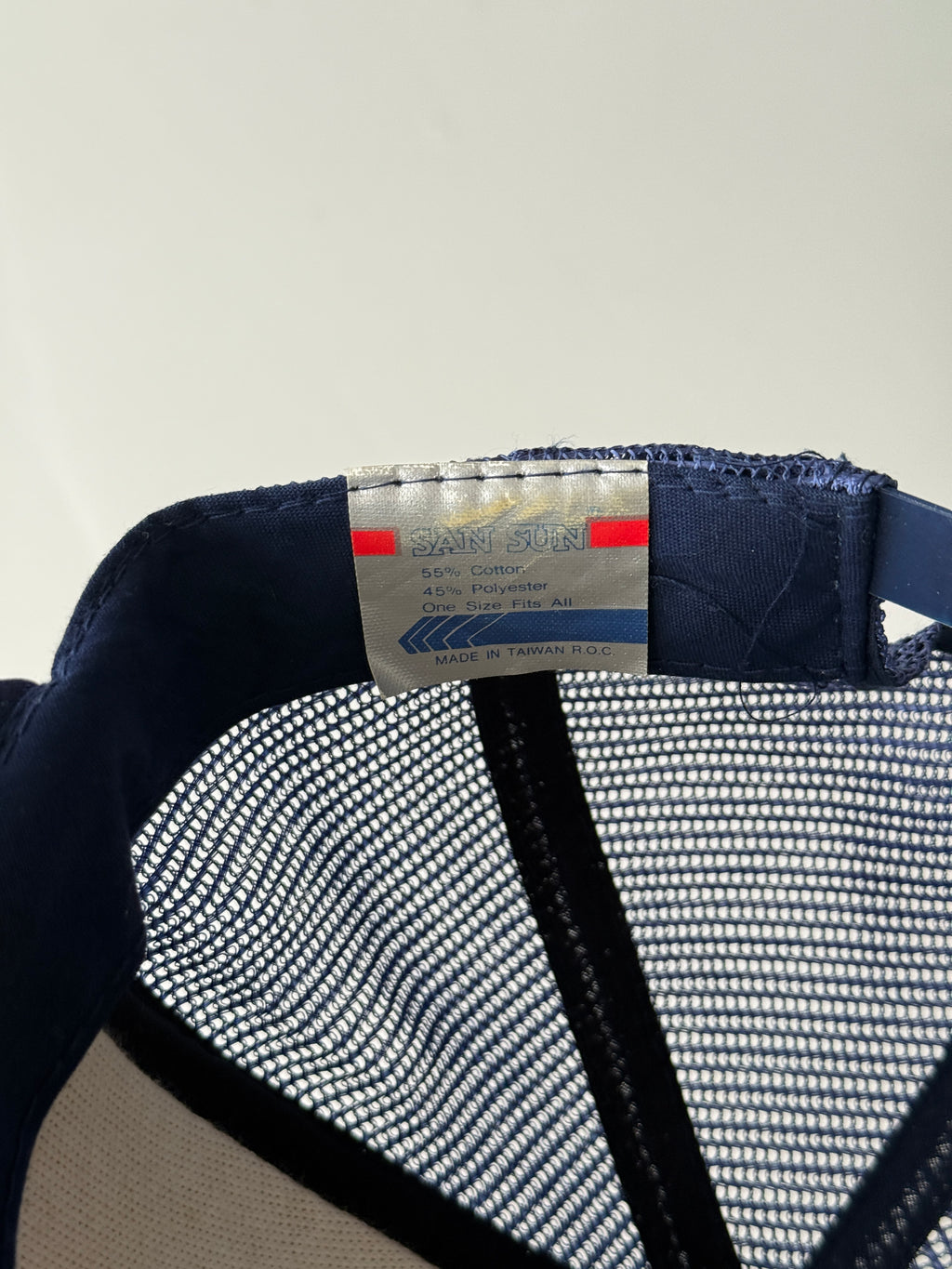 Navy Blue Ability Welding Vintage Foam and Mesh SnapBack Trucker Cap