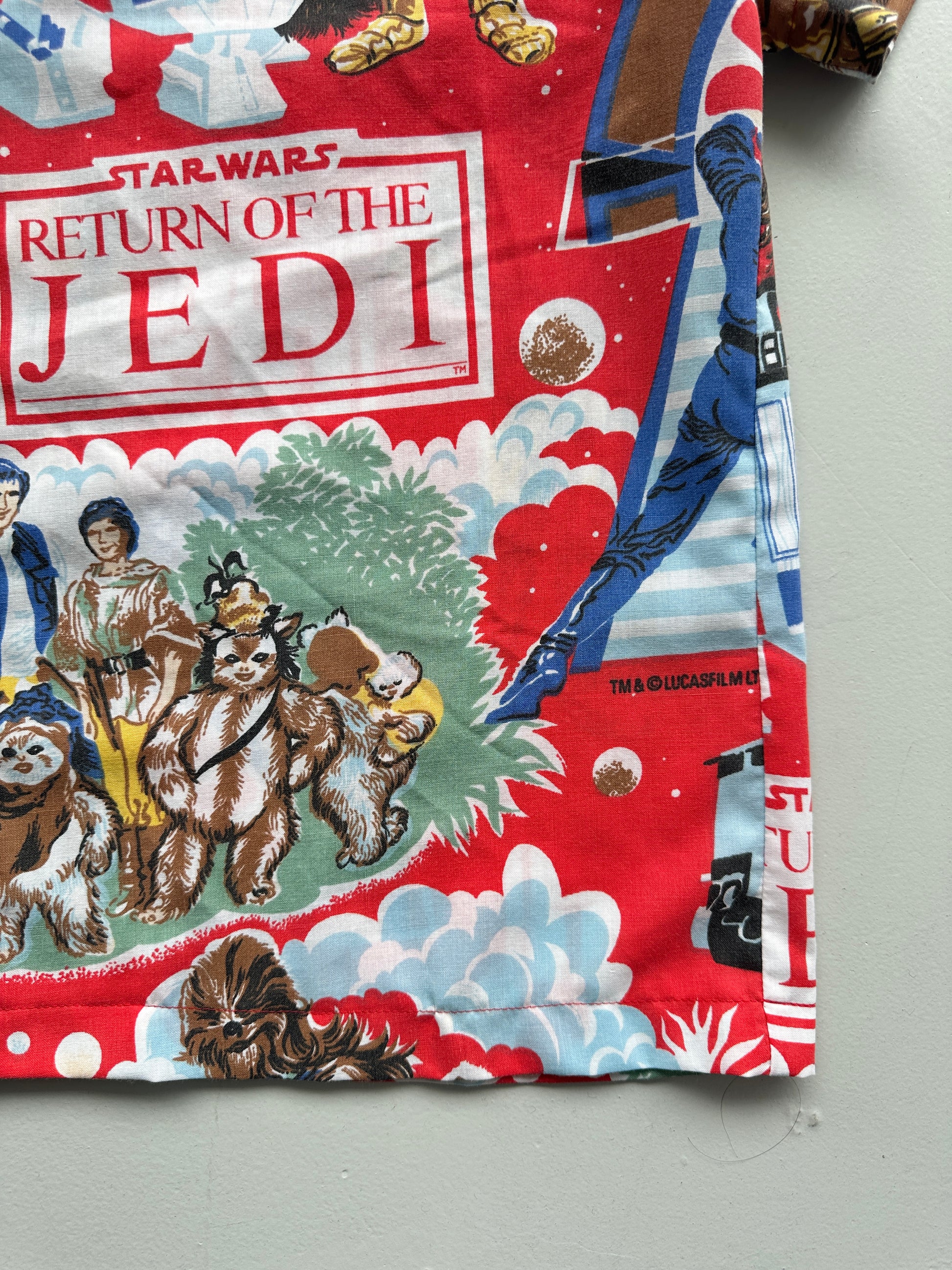 Star Wars Hand-Made Camp Collar Vintage 1980s Shirt No. 2 - Medium