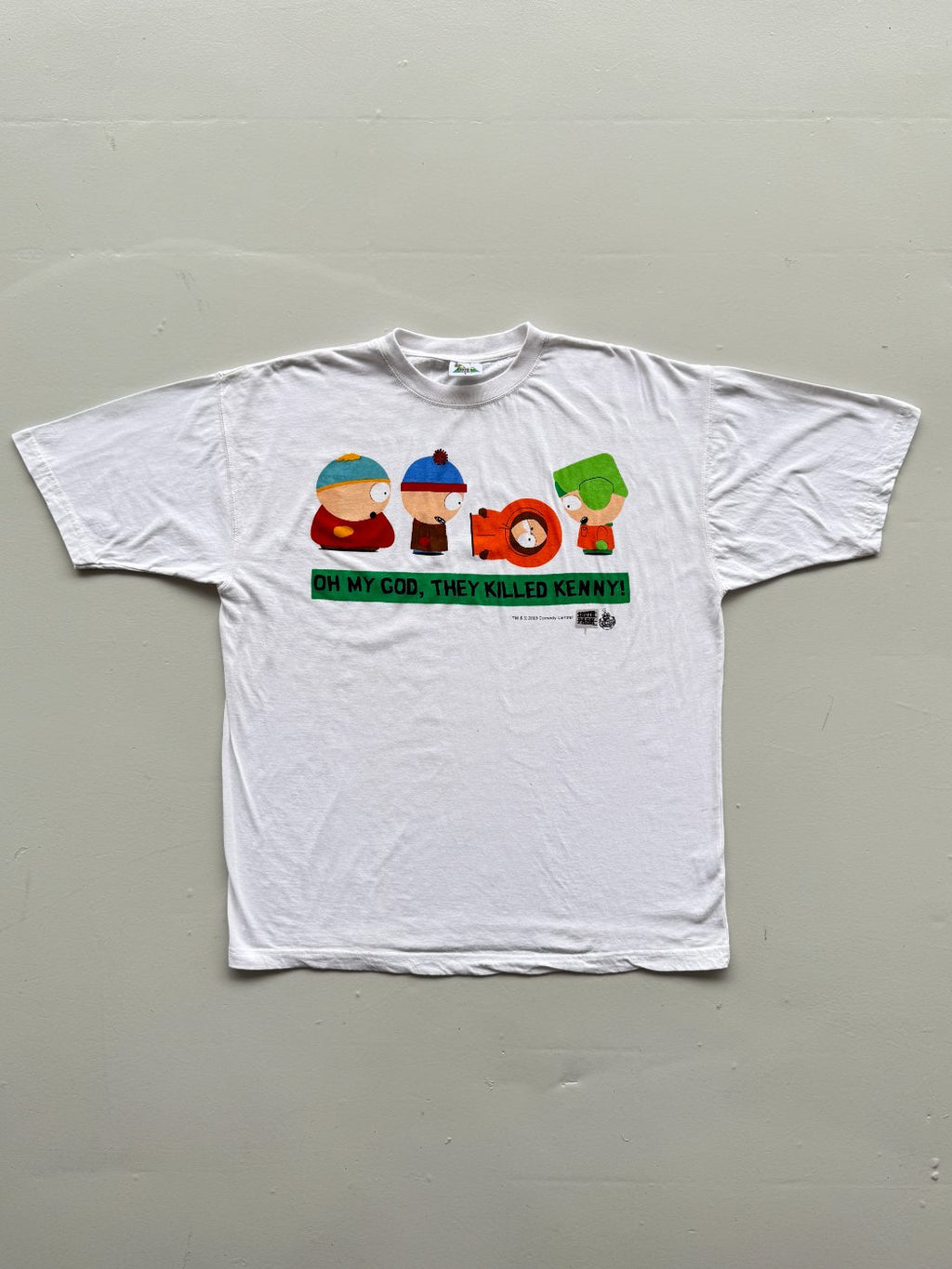 South Park 'Oh My God, They Killed Kenny!' Y2K Vintage Graphic T-Shirt - XL