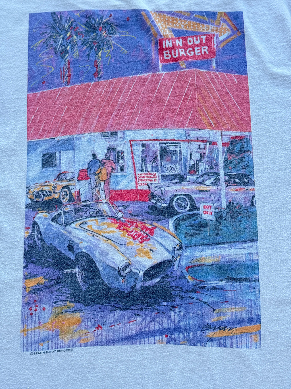 In-N-Out Burger California 90's Vintage T-Shirt - 2XL