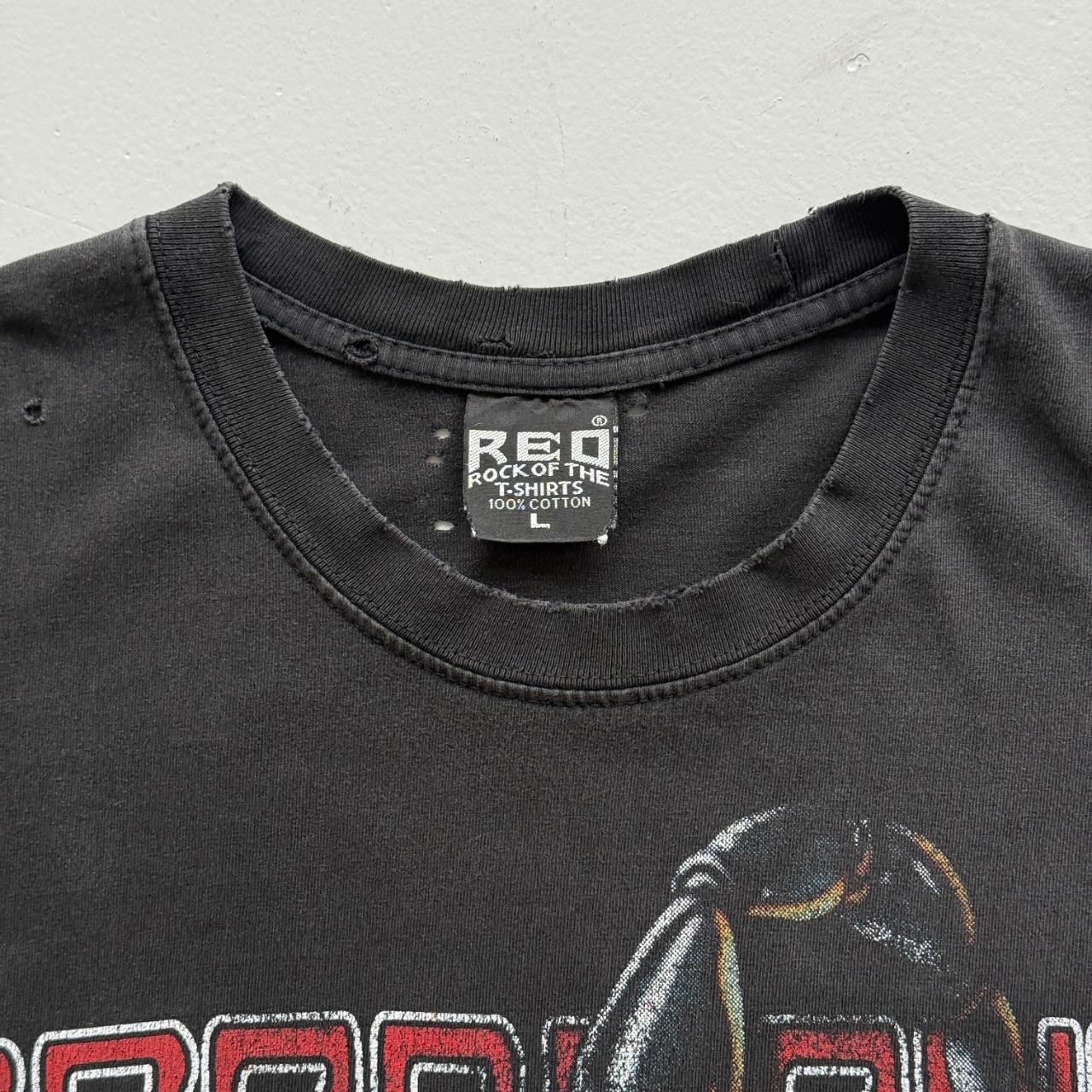 Black Heavy Metal Scorpions 90s Vintage Graphic T-Shirt - Large