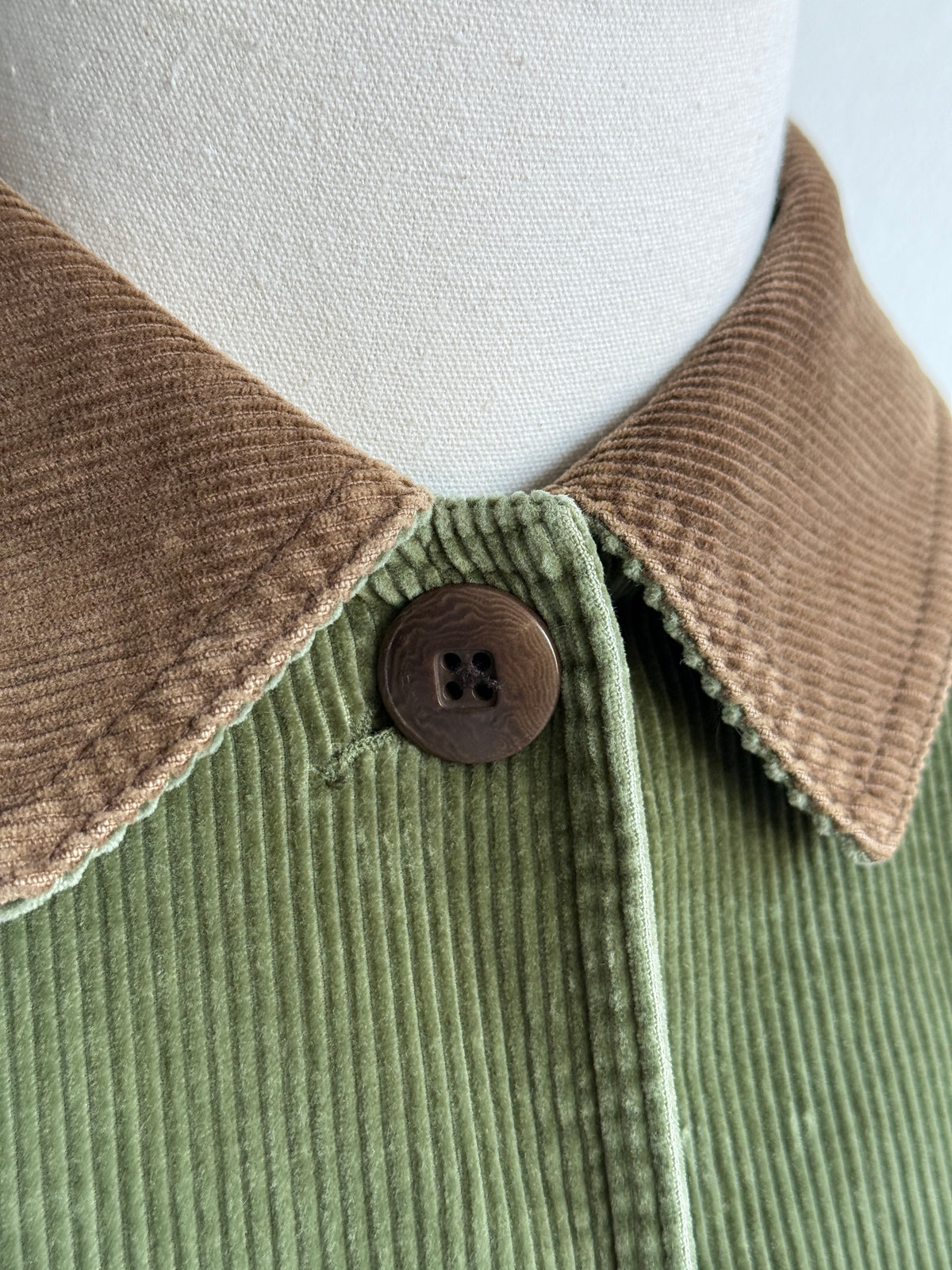Green L.L.Bean Corduroy Vintage Barn Jacket - Small