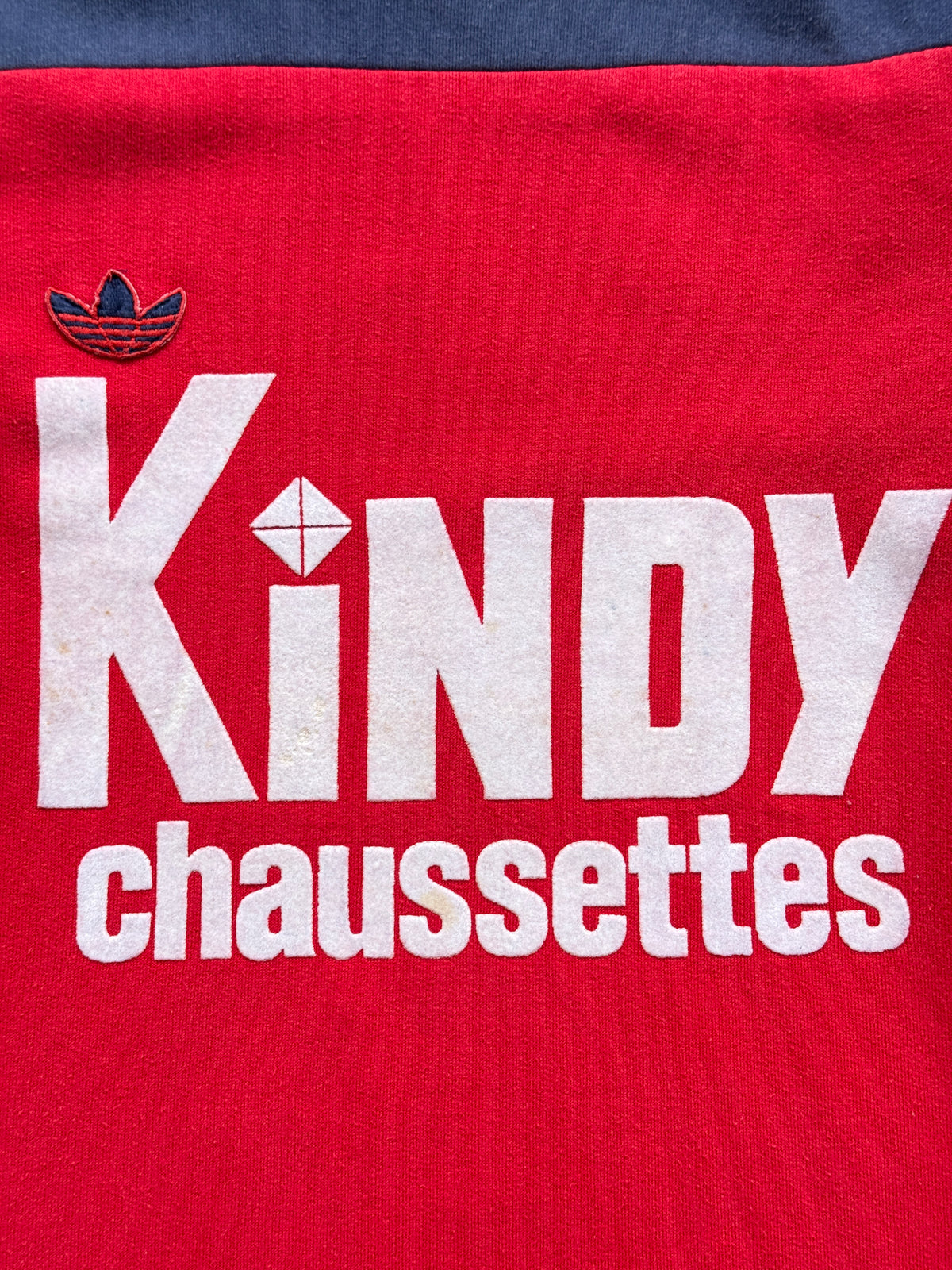 Adidas Rare Ventex Kindy Chaussettes 80's Vintage Football Shirt Sweatshirt - XS