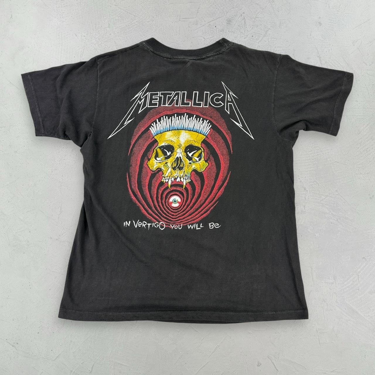 Metallica 90s vintage metal band T-shirt - Medium / Large