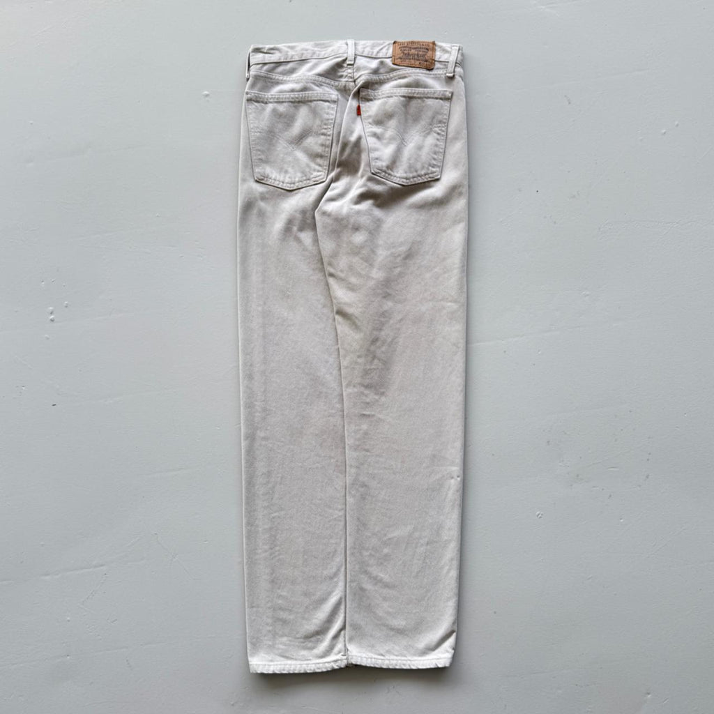 White Levi's 615 Orange Tab Denim 90's Vintage Jeans - 32” x 33”