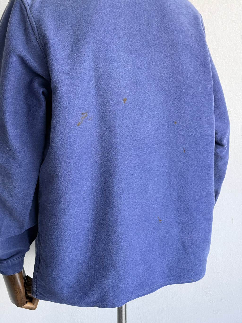 Faded Blue French 1960s Vintage Workwear Chore Jacket CH475 - Medium