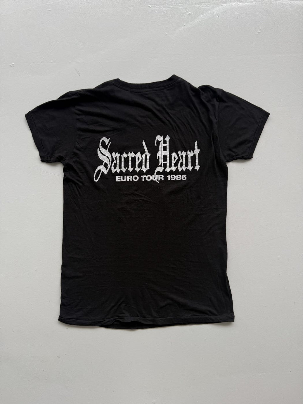 Dio Sacred Heart Euro Tour 1986 Vintage Single Stitch Band T-Shirt - Small/Mediu