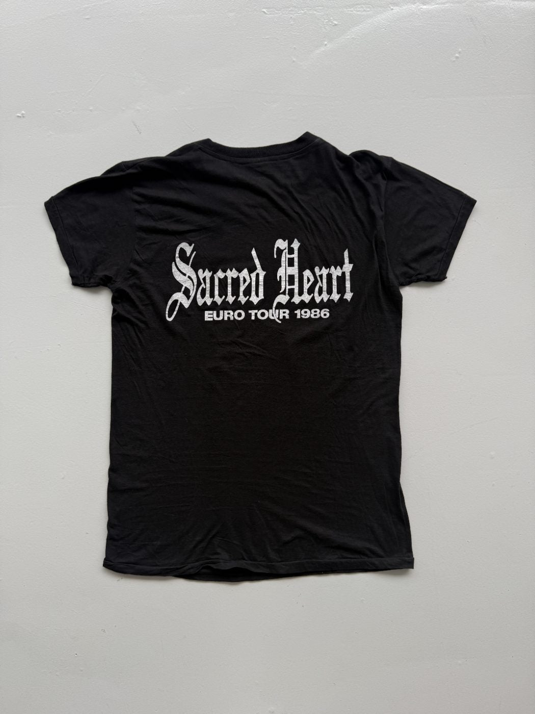 Dio Sacred Heart Euro Tour 1986 Vintage Single Stitch Band T-Shirt - Small/Mediu