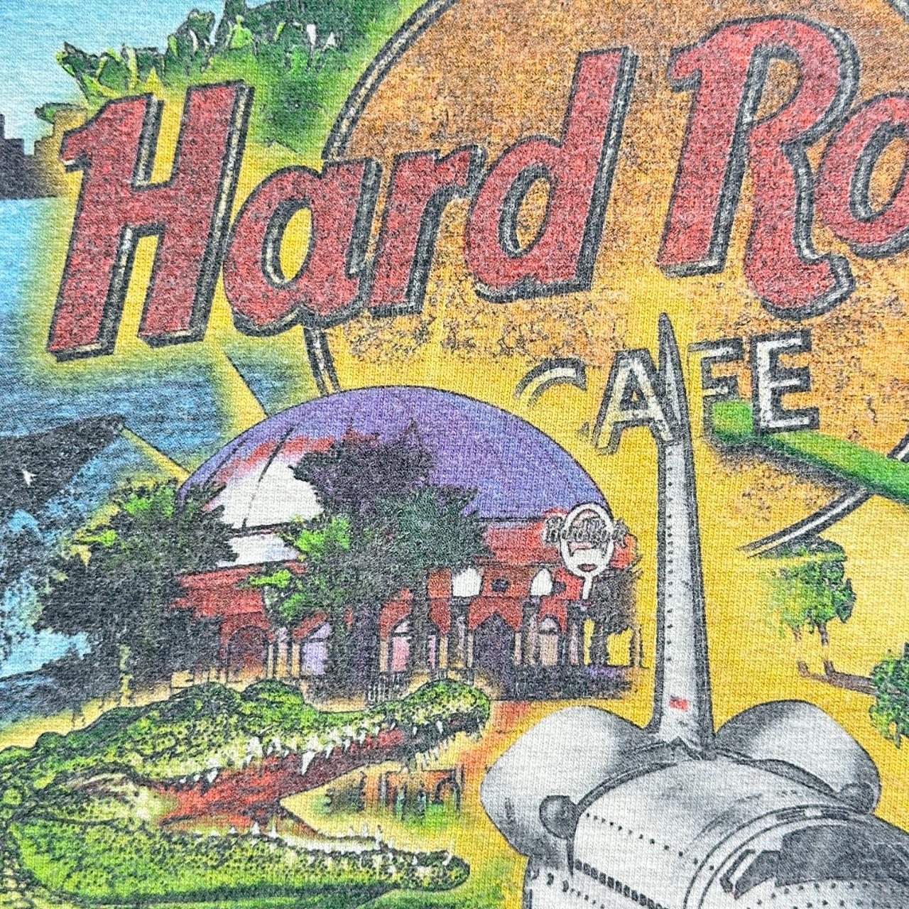 White Hard Rock Cafe Orlando Vintage 90's T-shirt - XL