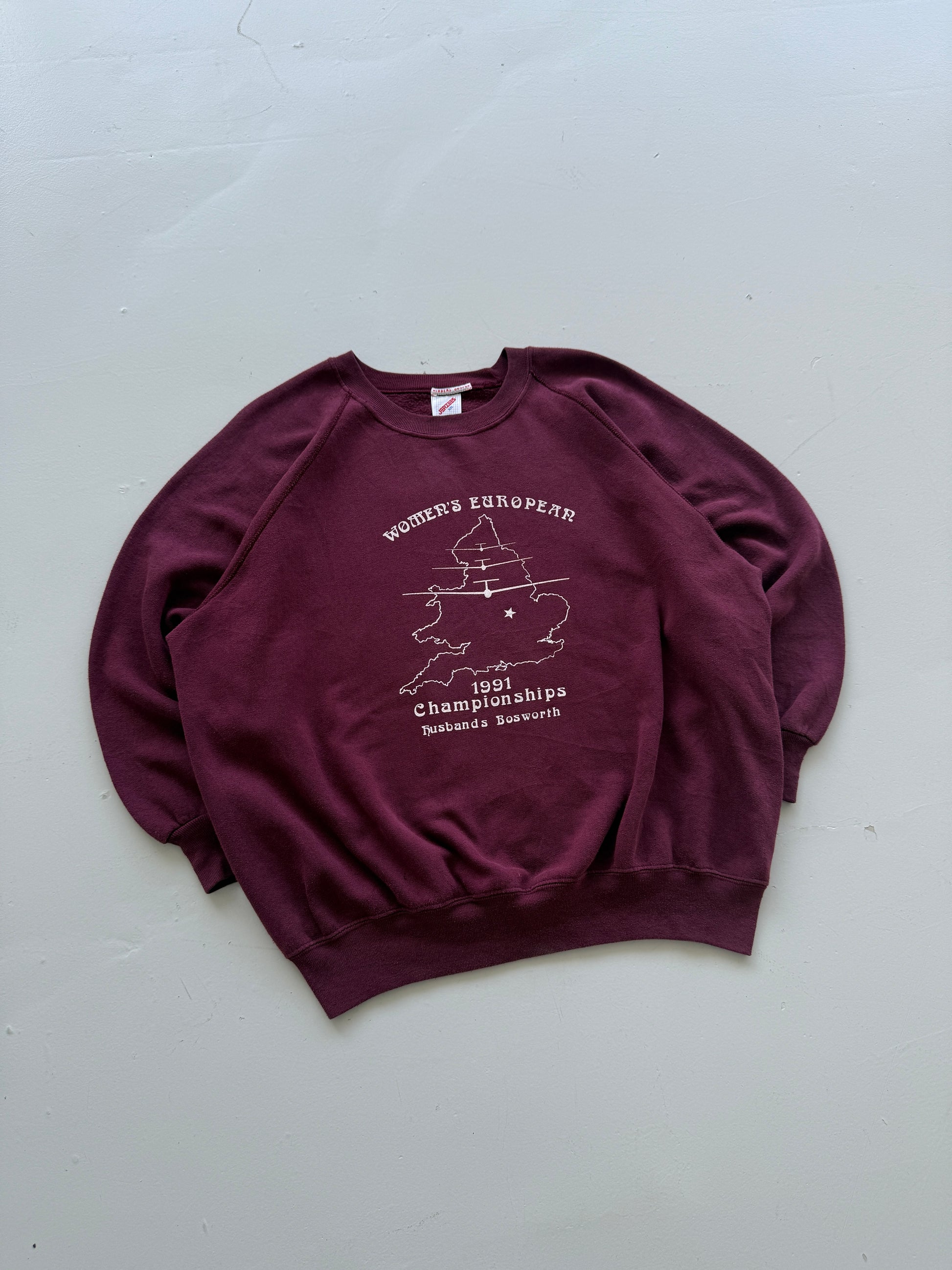 Women's European Gliding Championships 1991 Vintage Sweatshirt - XL