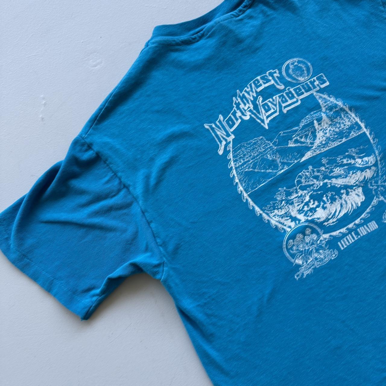 Northwest Voyager Blue 90s Vintage T-shirt - Small