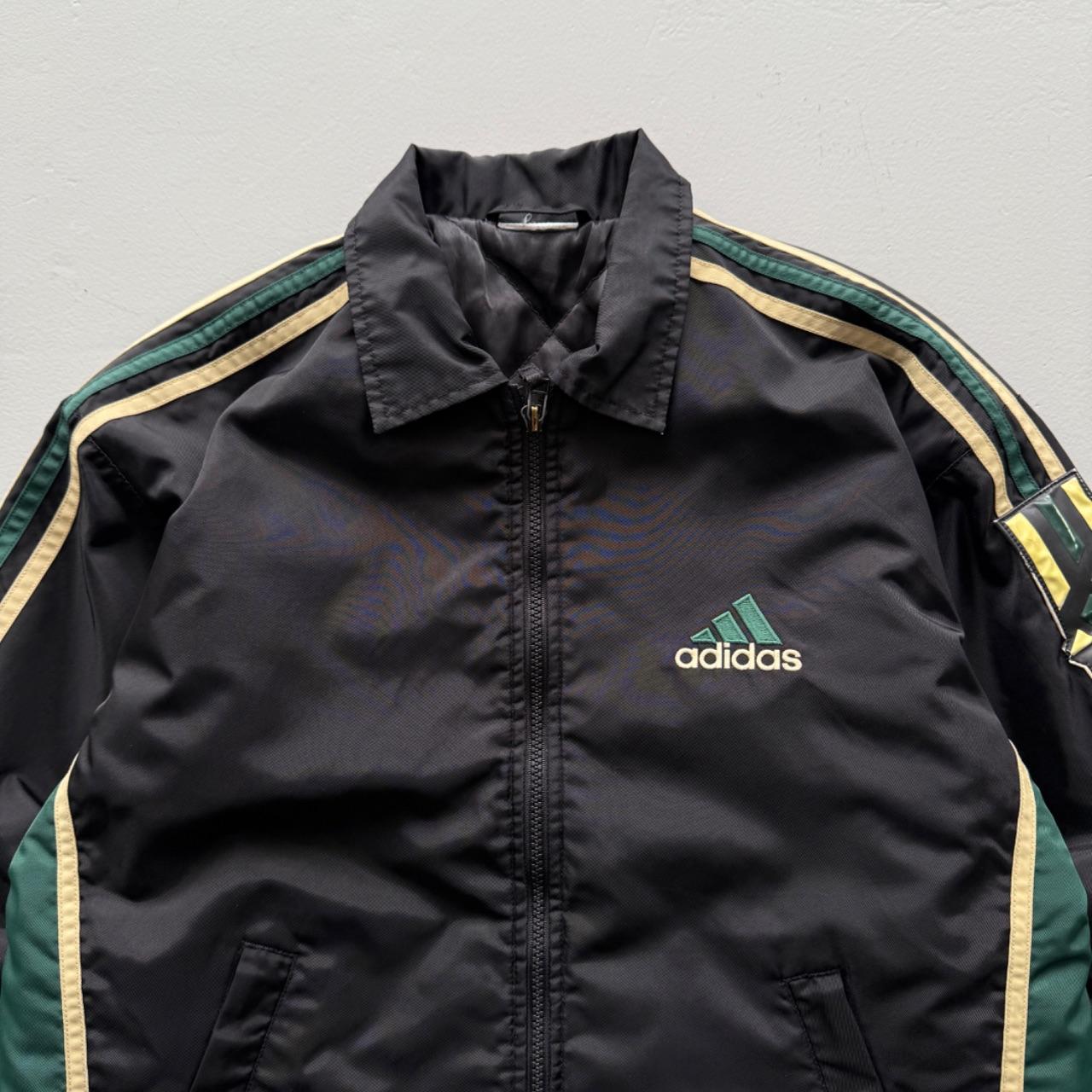 Black Adidas 90’s Vintage 3 Stripes Jacket - Small