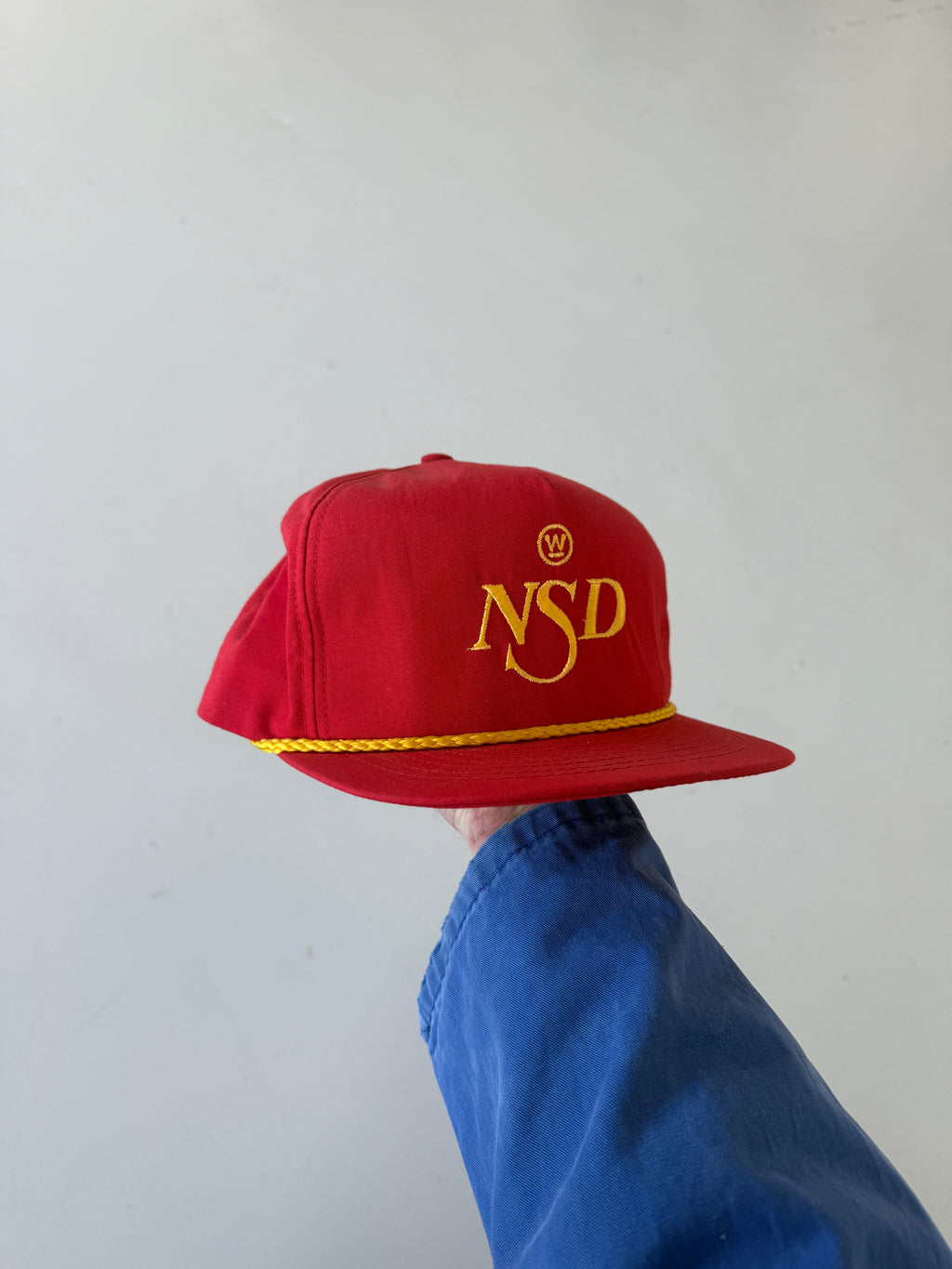Red NSD Vintage Cotton SnapBack Trucker Cap