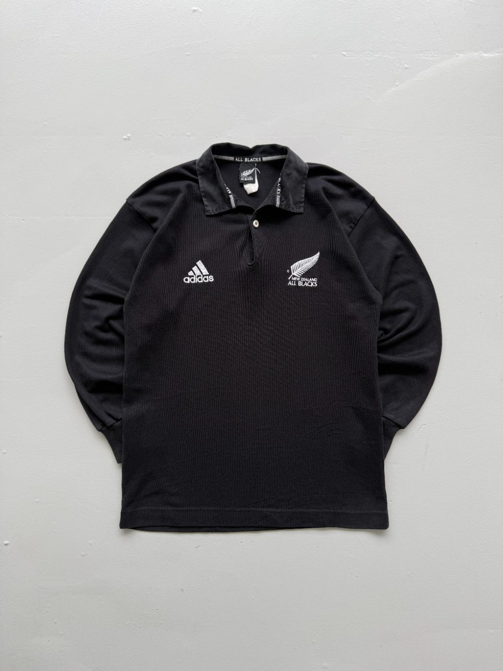 Adidas New Zealand All Blacks 2000's Vintage Rugby Polo - Women's Small