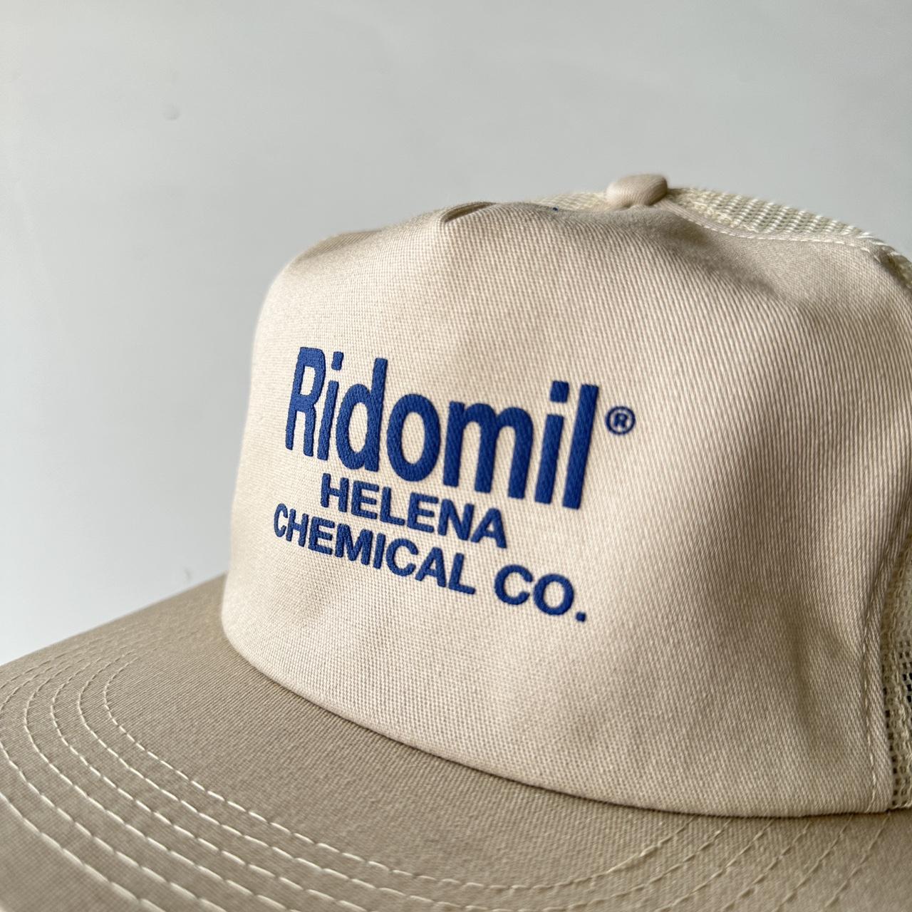 Cream Ridomil Trucker SnapBack Cap