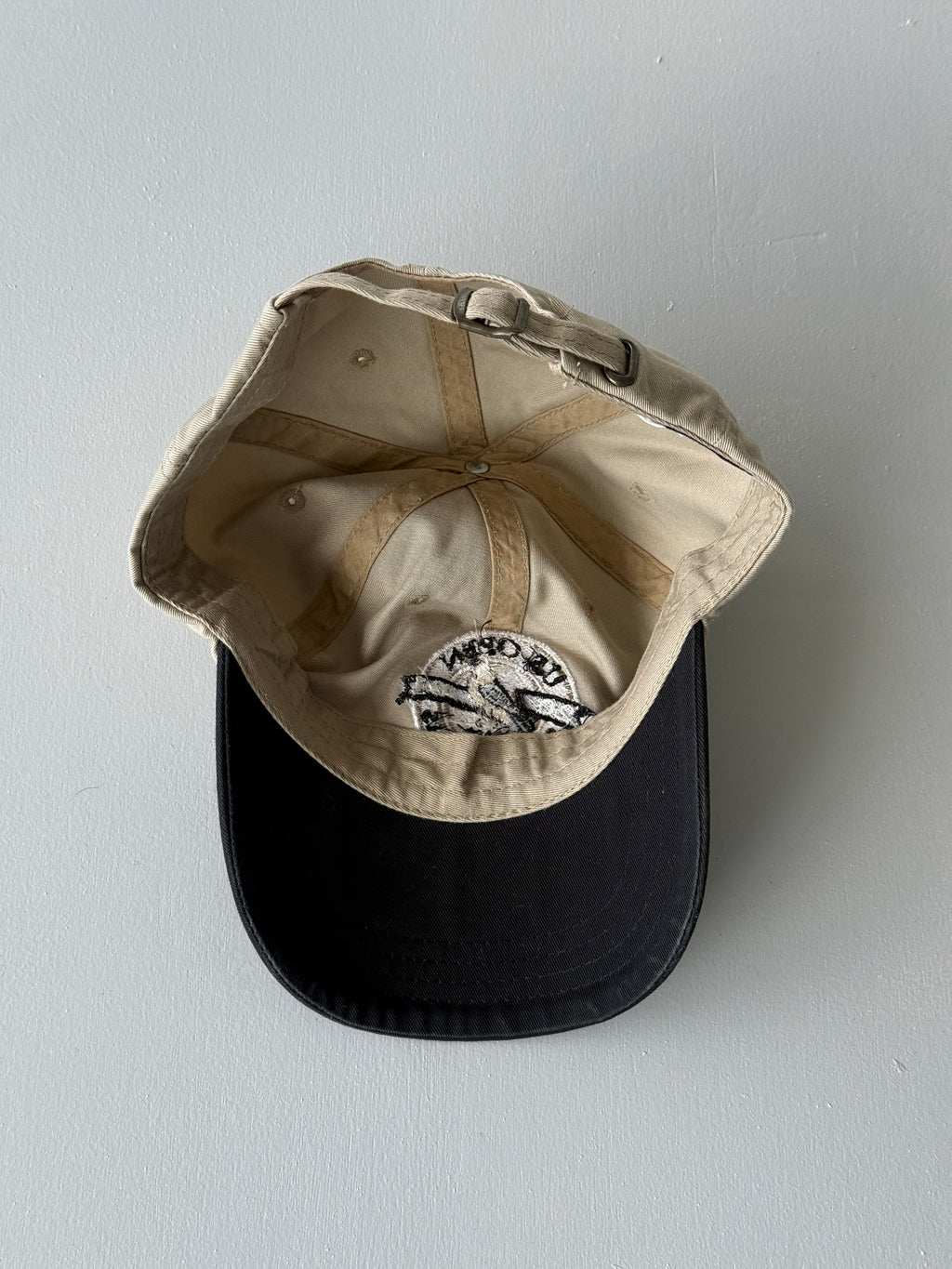 Khaki / Black US Open Golf 2001 Southern Hills Vintage Strapback Cap