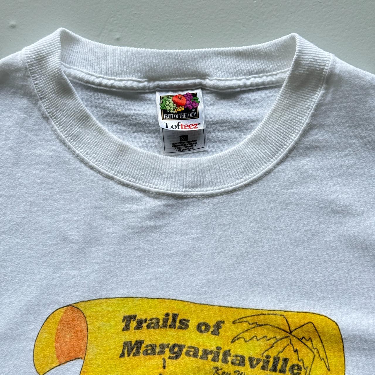 White Margaritaville Vintage 90s T-shirt - XL
