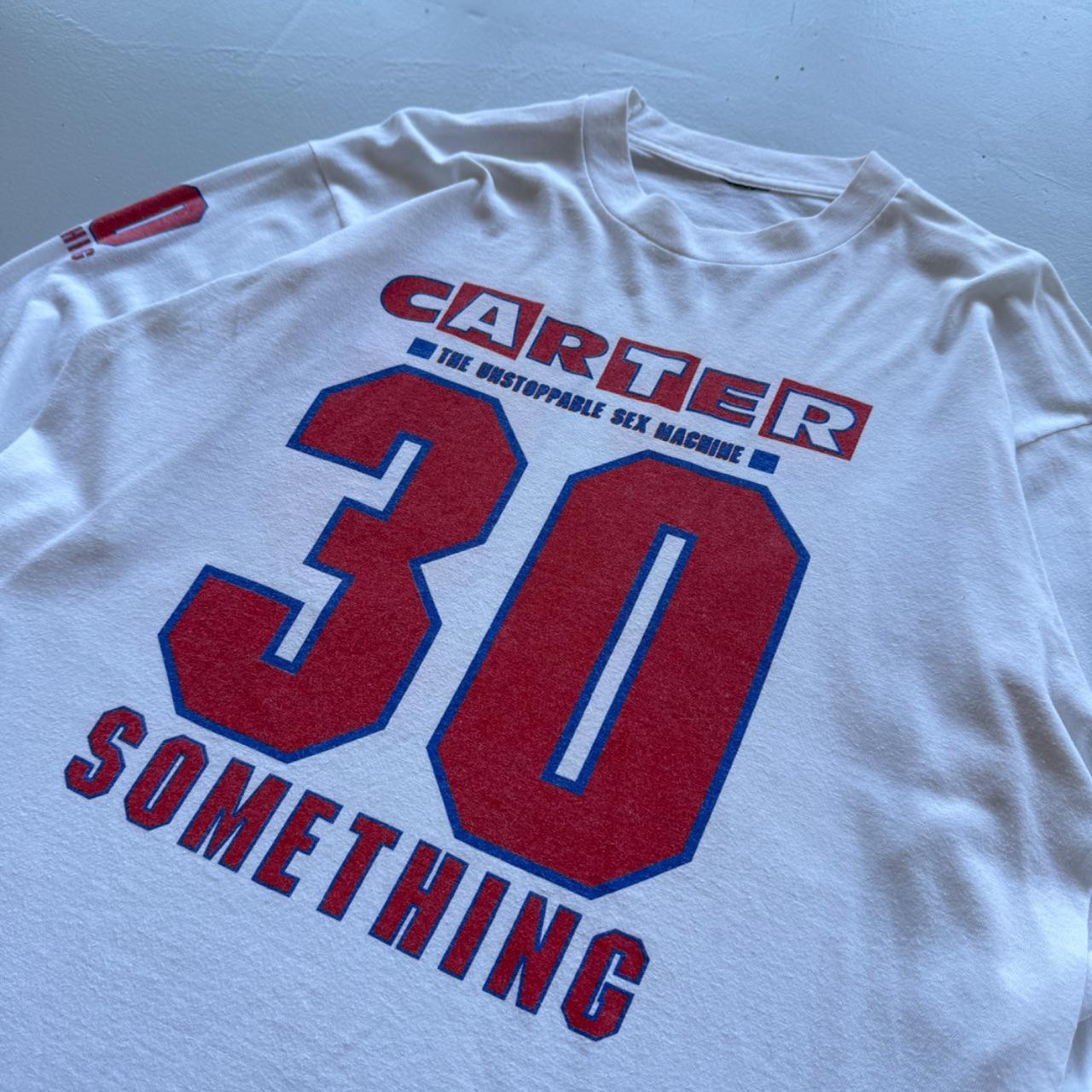 White Carter the Unstoppable Sex Machine 90s Vintage Graphic Long Sleeve T-Shirt - XL