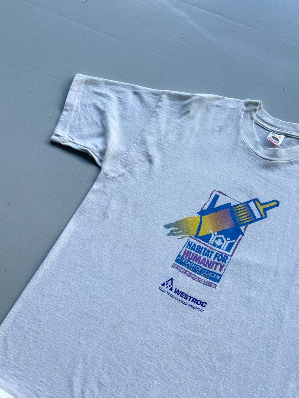 Fruit of the Loom Habitat for Humanity Canada Ed Schreyer Work Project '95 Vinta