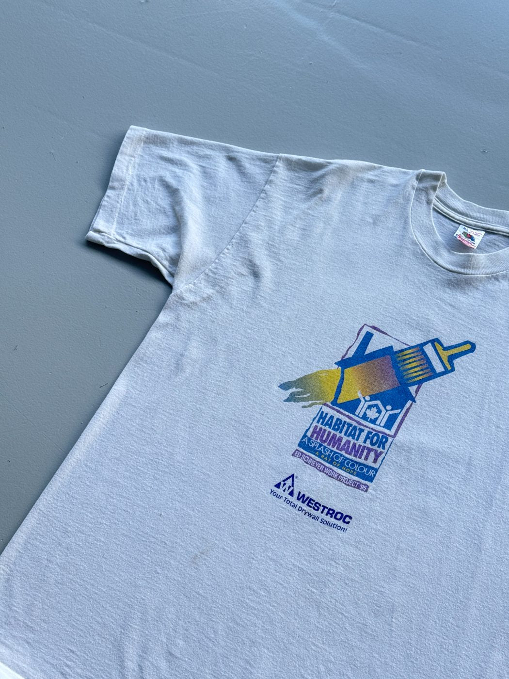 Fruit of the Loom Habitat for Humanity Canada Ed Schreyer Work Project '95 Vinta