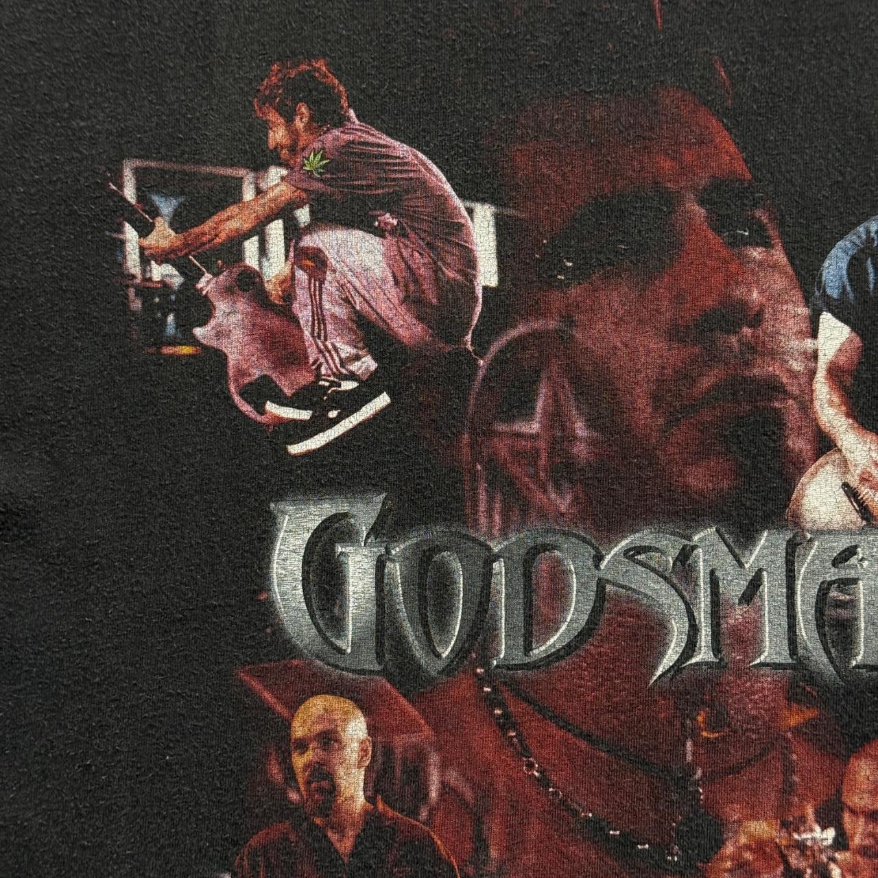 Black Godsmack 90s Vintage Graphic Band T-Shirt - XL