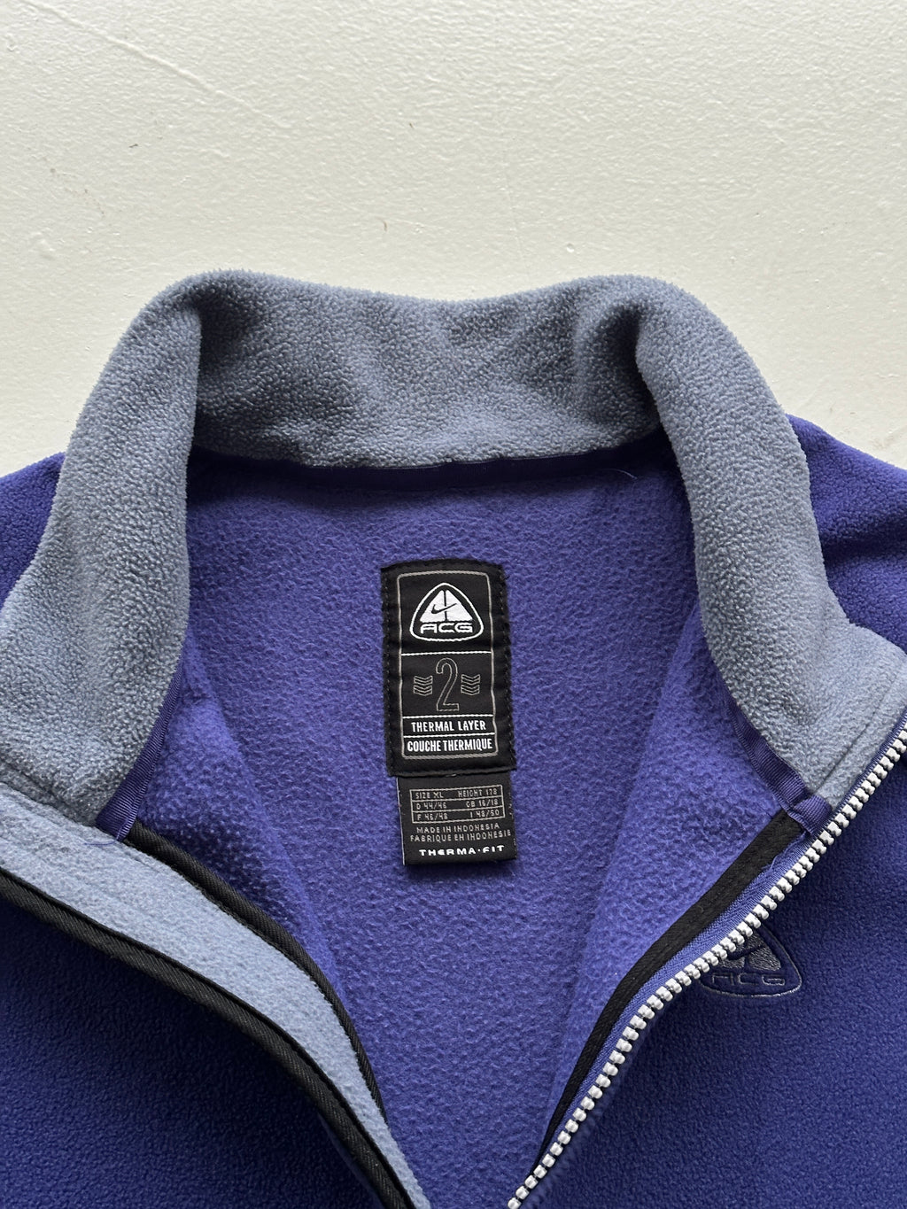 Womens Nike ACG 00's Outdoors Purple Gilet Fleece - Large