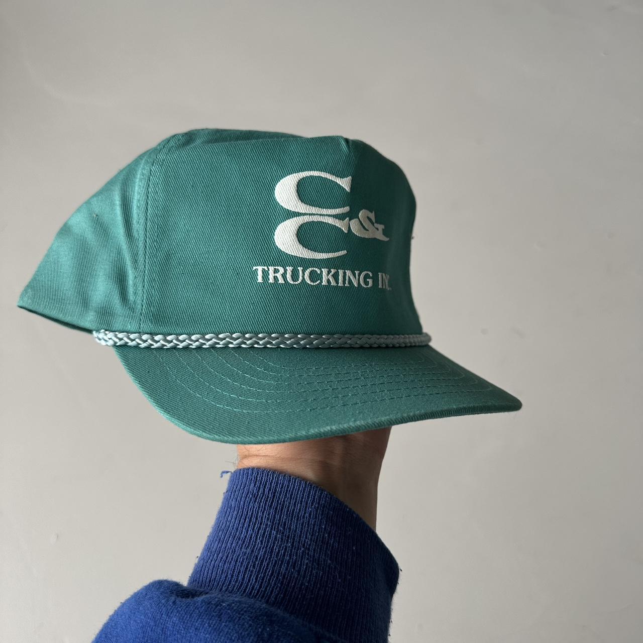 Teal Blue C & C Trucker SnapBack Cap