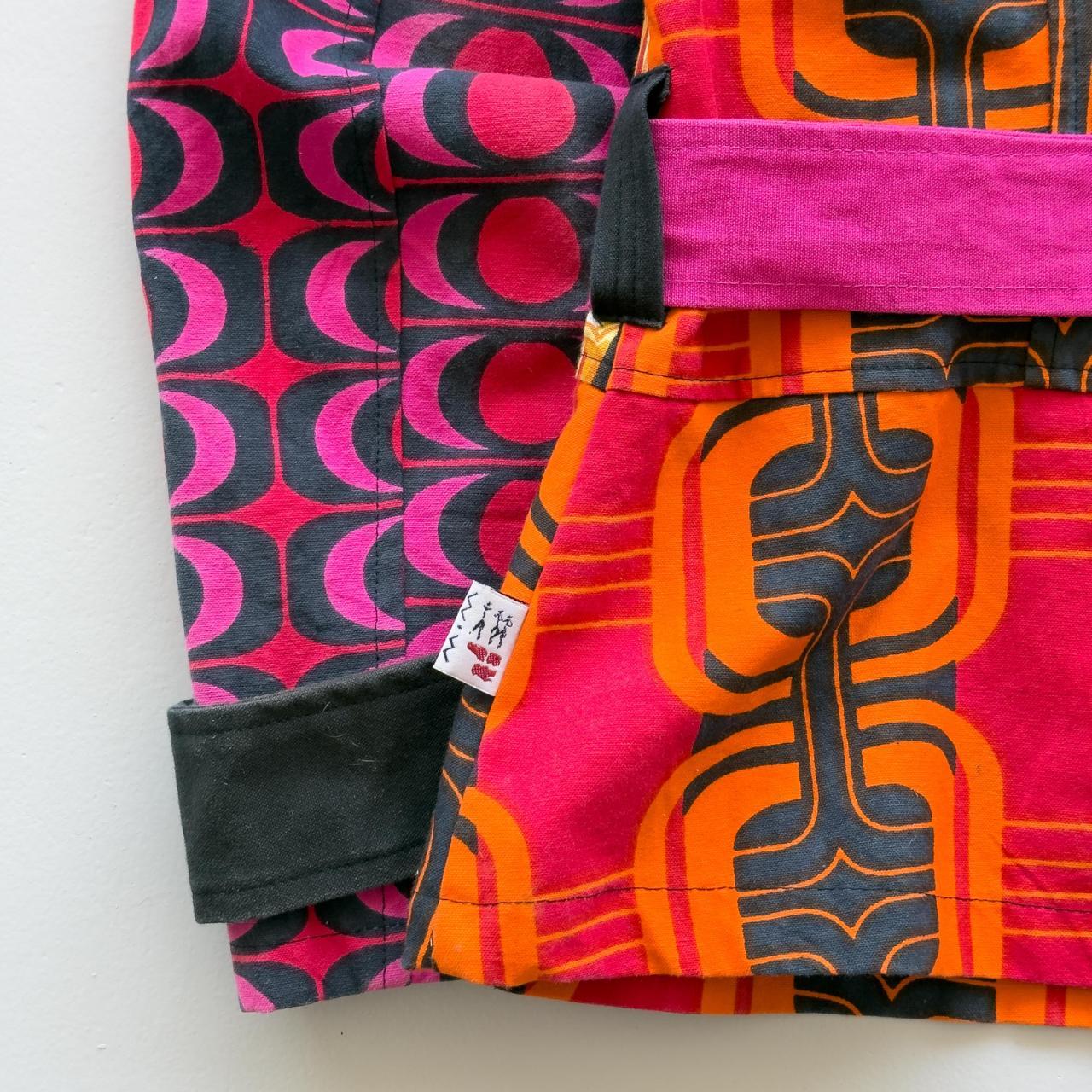 Black, Pink & Orange Savage Culture Vintage Jacket - Womens Size Small