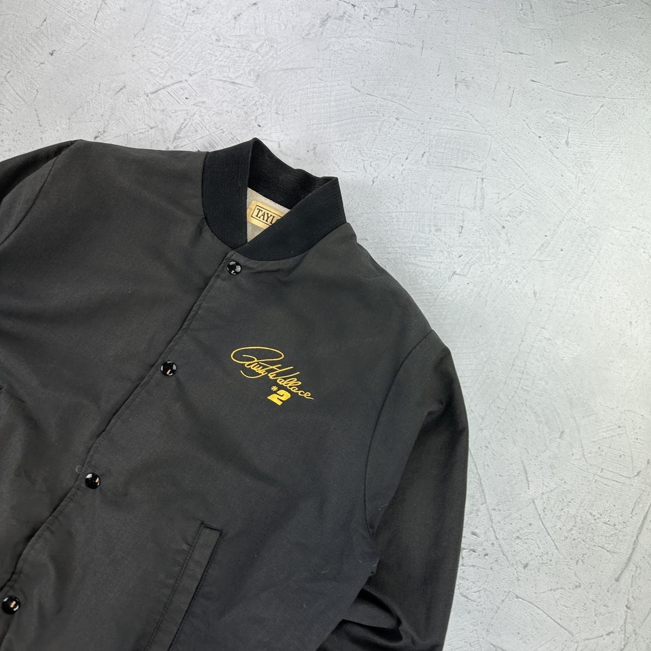 NASCAR 90s vintage black bomber jacket - Medium