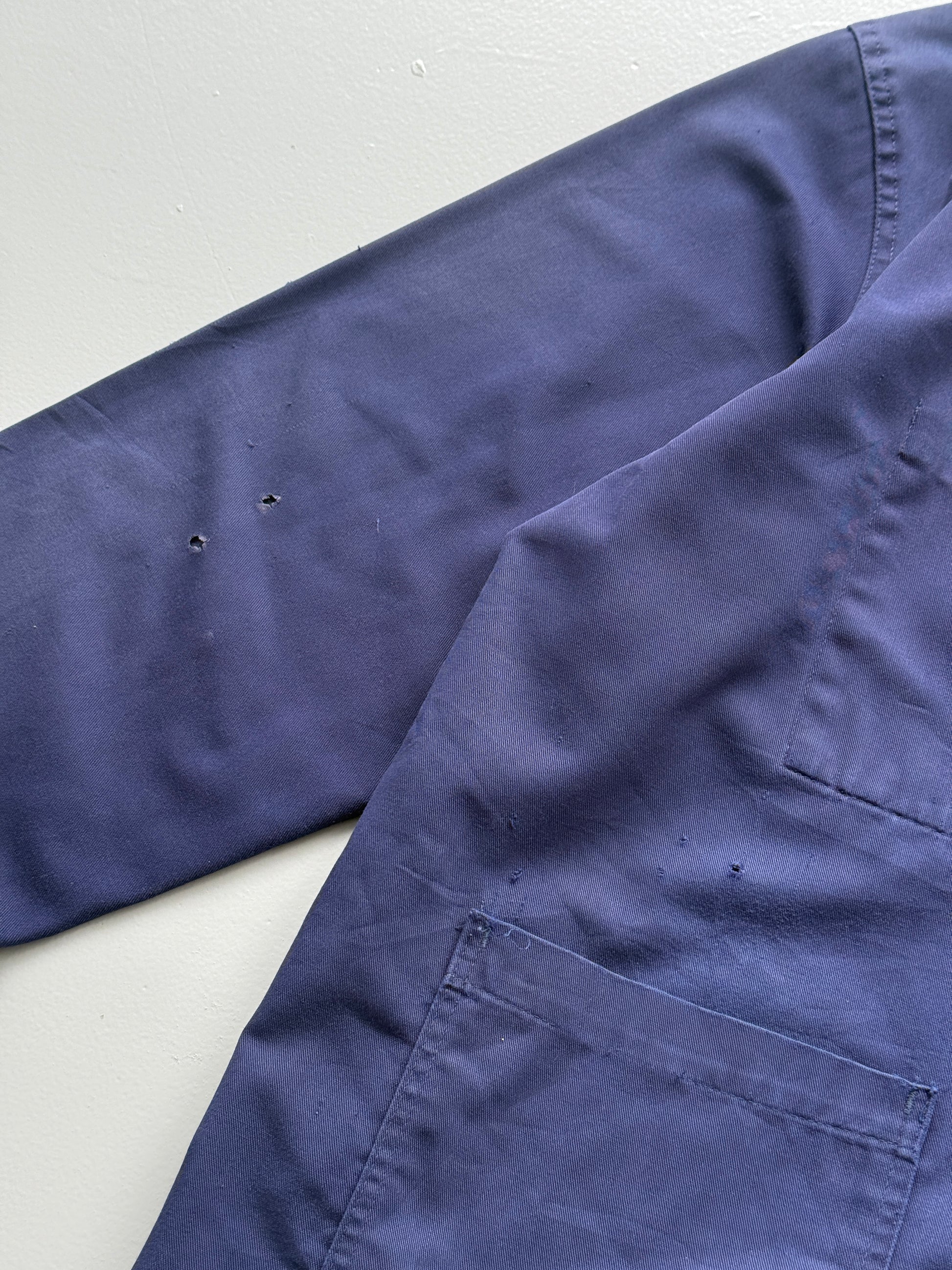 Navy Blue Chore Jacket 90's Vintage French Workwear CH148 - XL