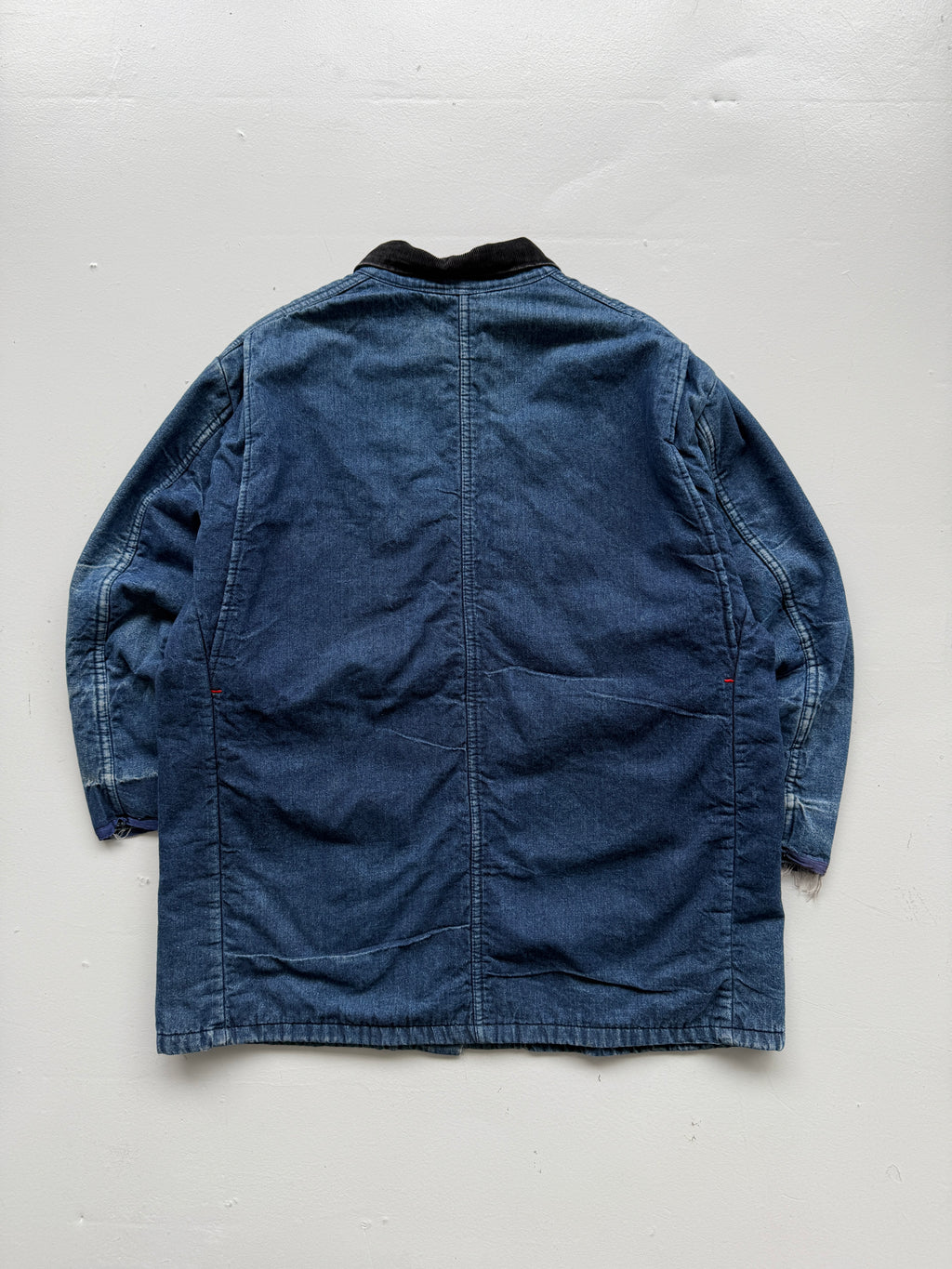 Blue Caboose Made in USA Vintage Denim Blanket Lined Chore Jacket - XL