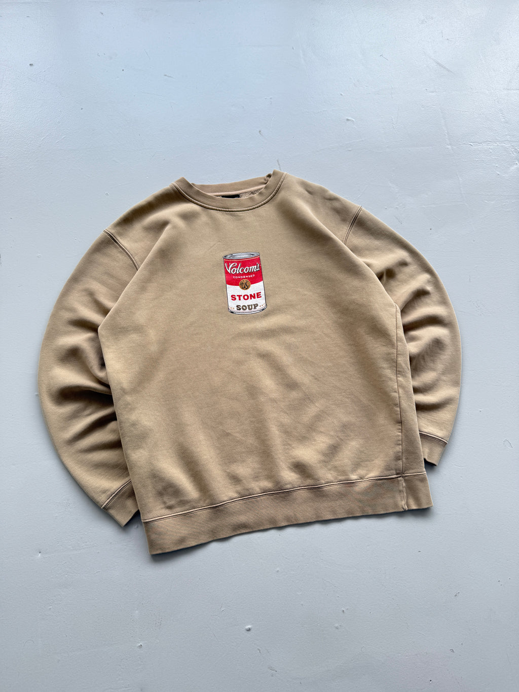 Volcom Stone Soup Campbell's Parody Vintage Sweatshirt - Large