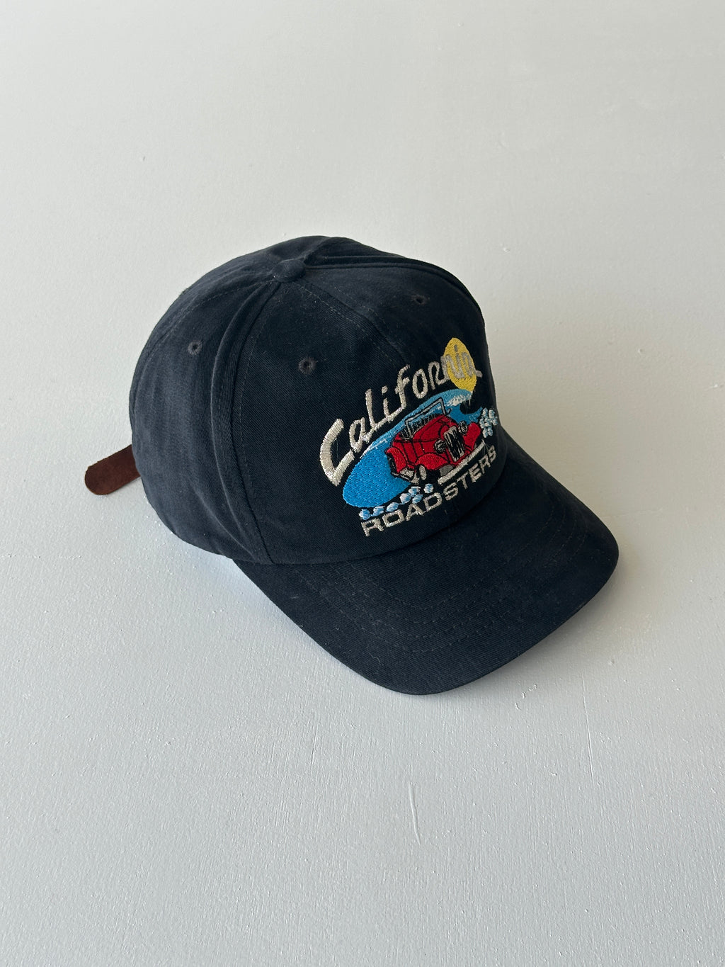 Black California Roadsters 90's Vintage SnapBack Trucker Cap