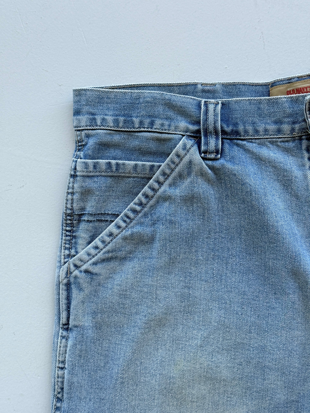 Light Blue Old Navy 00's Vintage Y2K Baggy Denim Shorts - W36 x L10.5