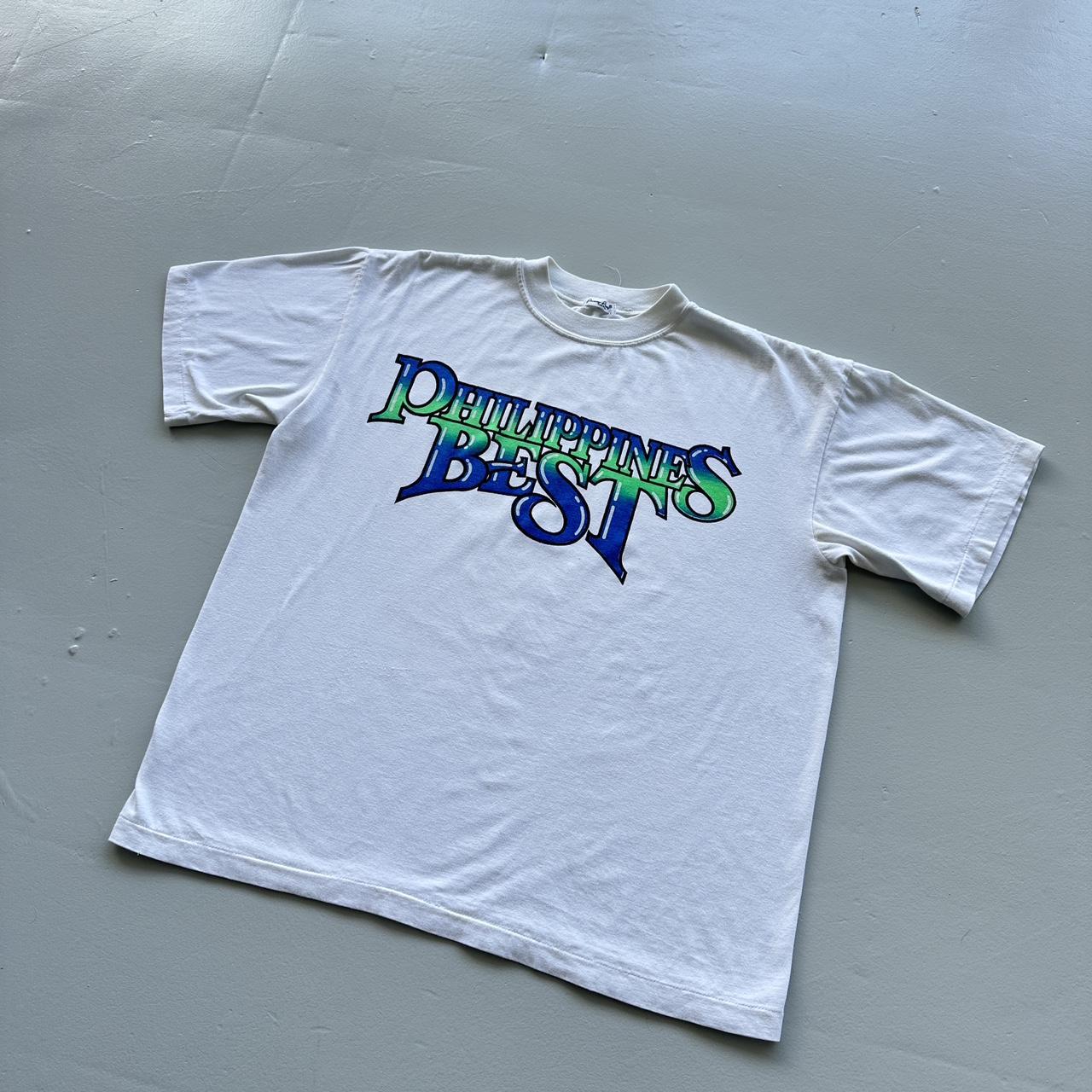 White Philippines Best Vintage 90’s T-shirt - Boxy Large
