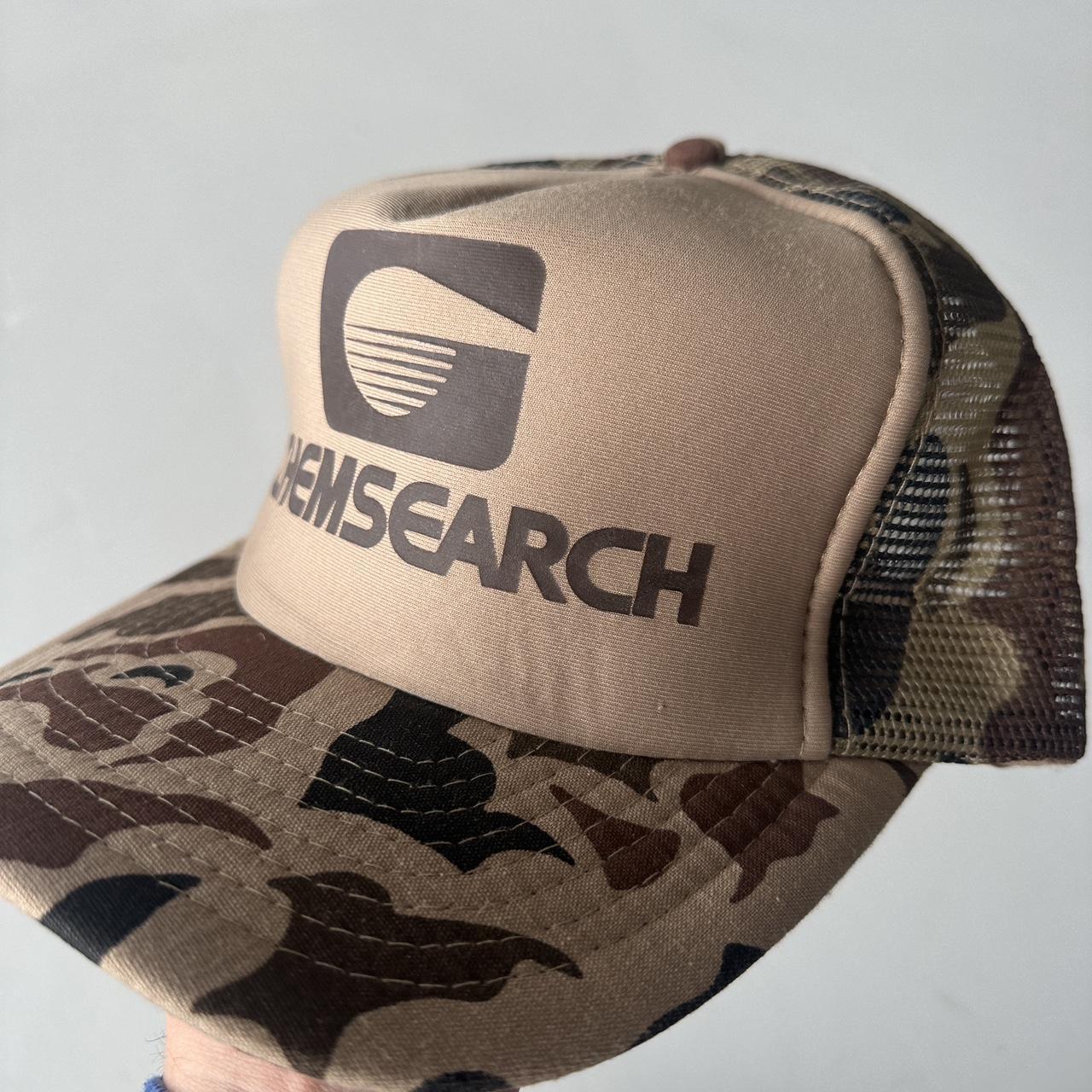 Camo Chemsearch Mesh and Foam Trucker SnapBack Cap