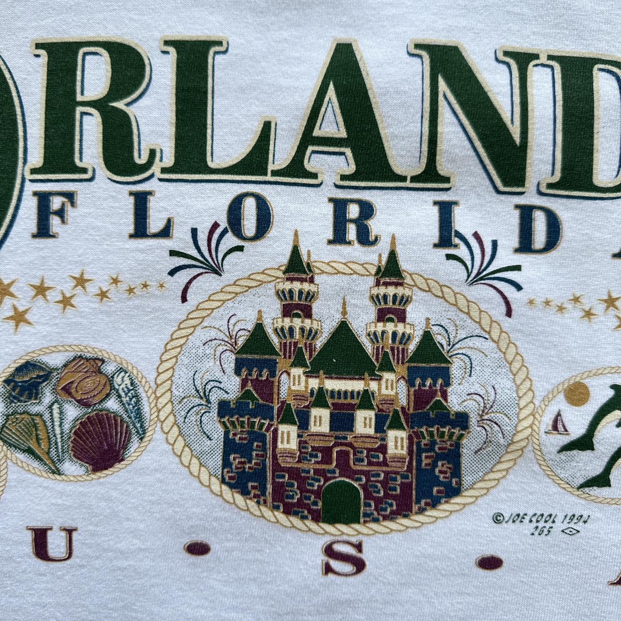 White Orlando Florida Disneyland Vintage T-shirt - XL