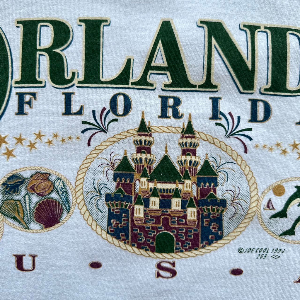 White Orlando Florida Disneyland Vintage T-shirt - XL