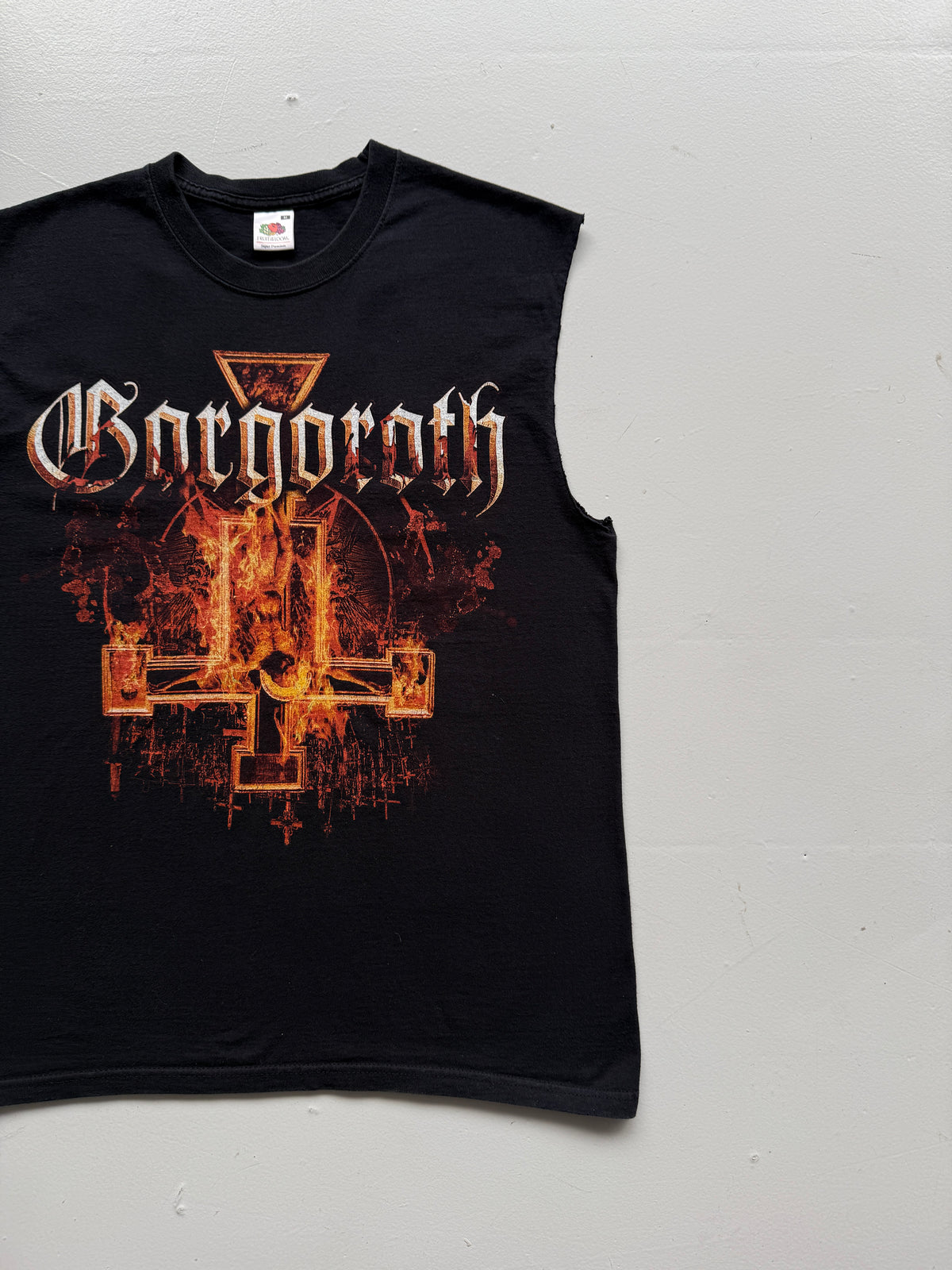 Black Gorgorath Black Mass 2008 Tour Graphic Cut-Off Vest - Medium