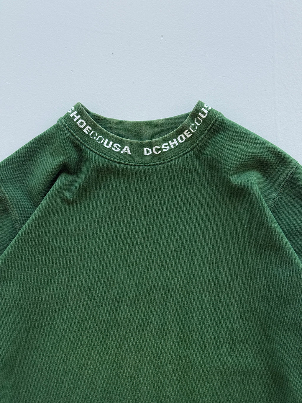Green DC Shoes 00's Vintage Y2K Skate Crewneck Sweatshirt - XS